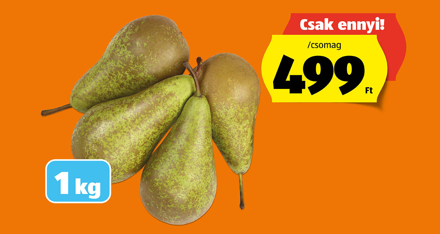 Körte, 1 kg/csomag