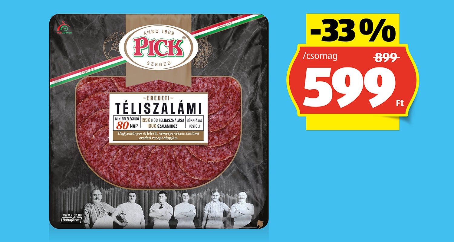 PICK Téliszalámi, 70 g/csomag