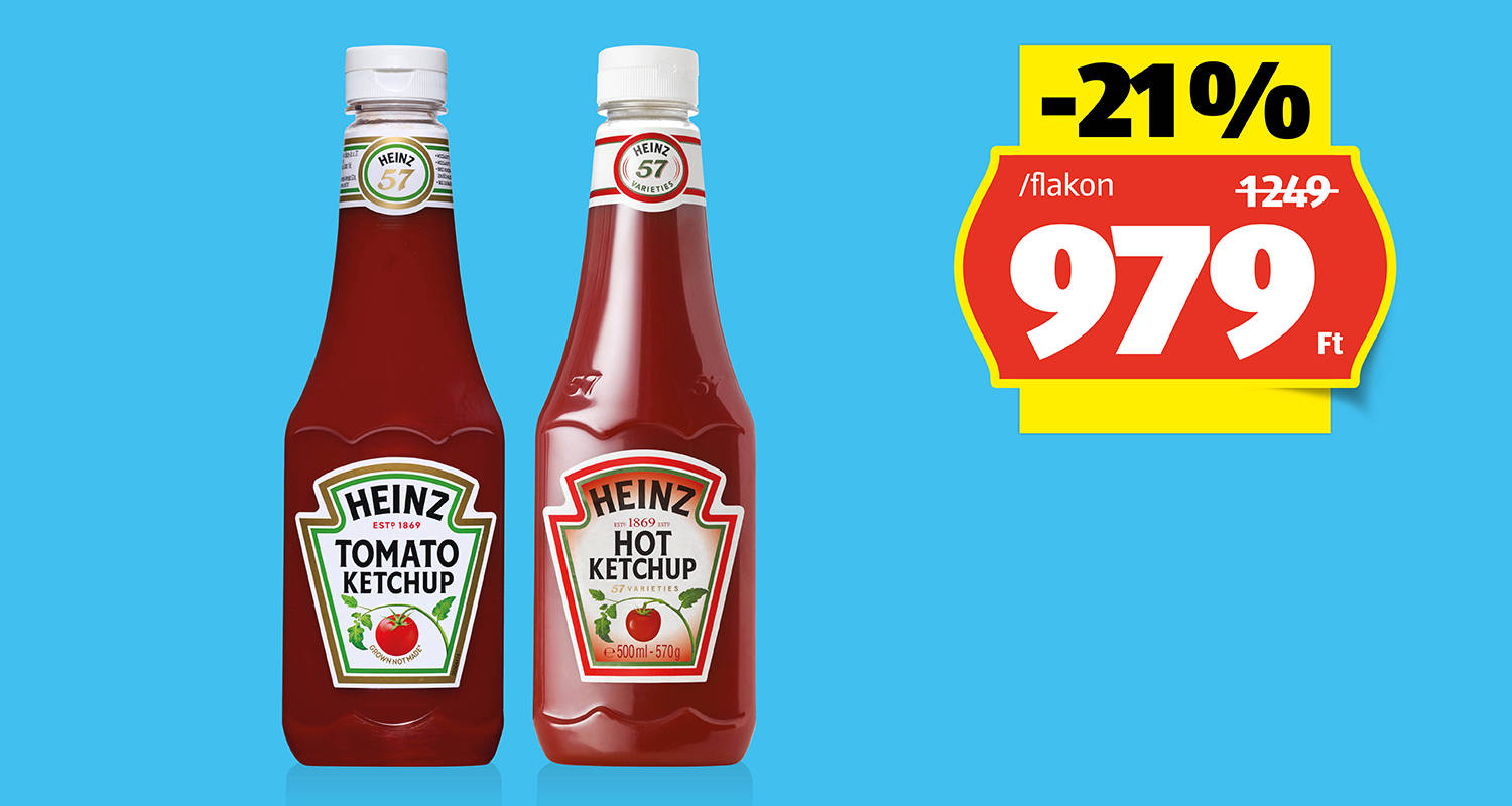 HEINZ Ketchup, 570 g/flakon