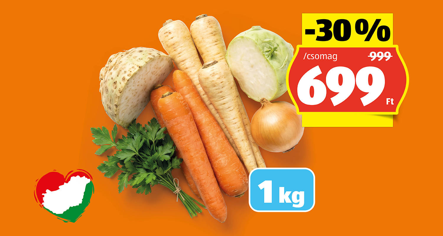 Leveszöldség, 1 kg/csomag