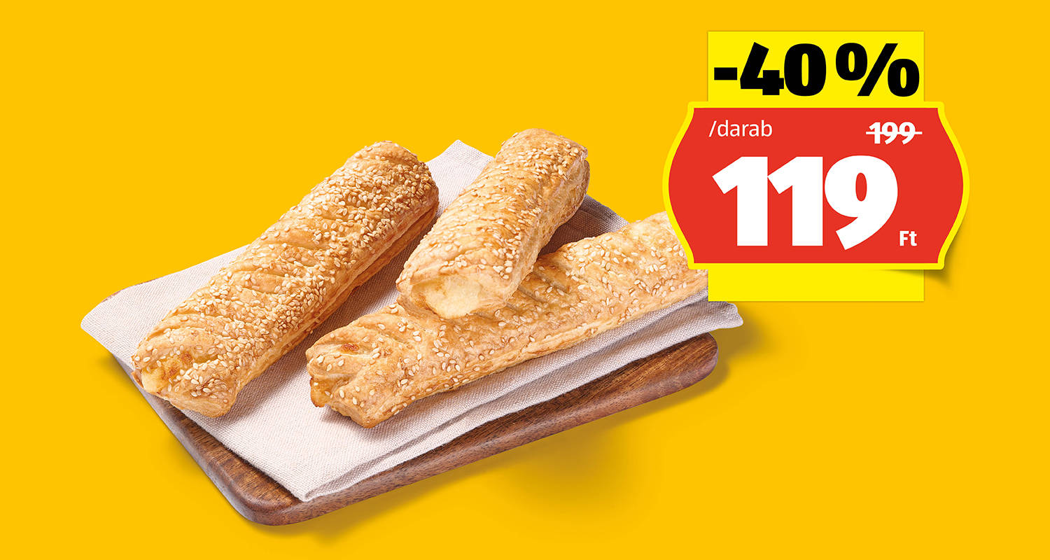 AZON MELEGÉBEN Sajtkrémes rúd, 90 g/darab