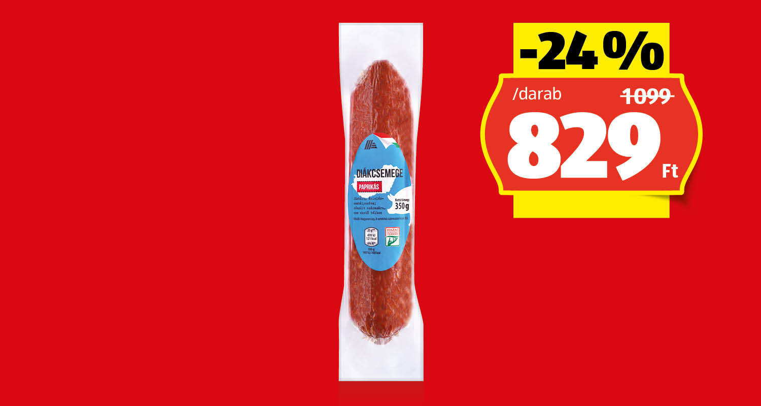 Diákcsemege, 350 g/darab