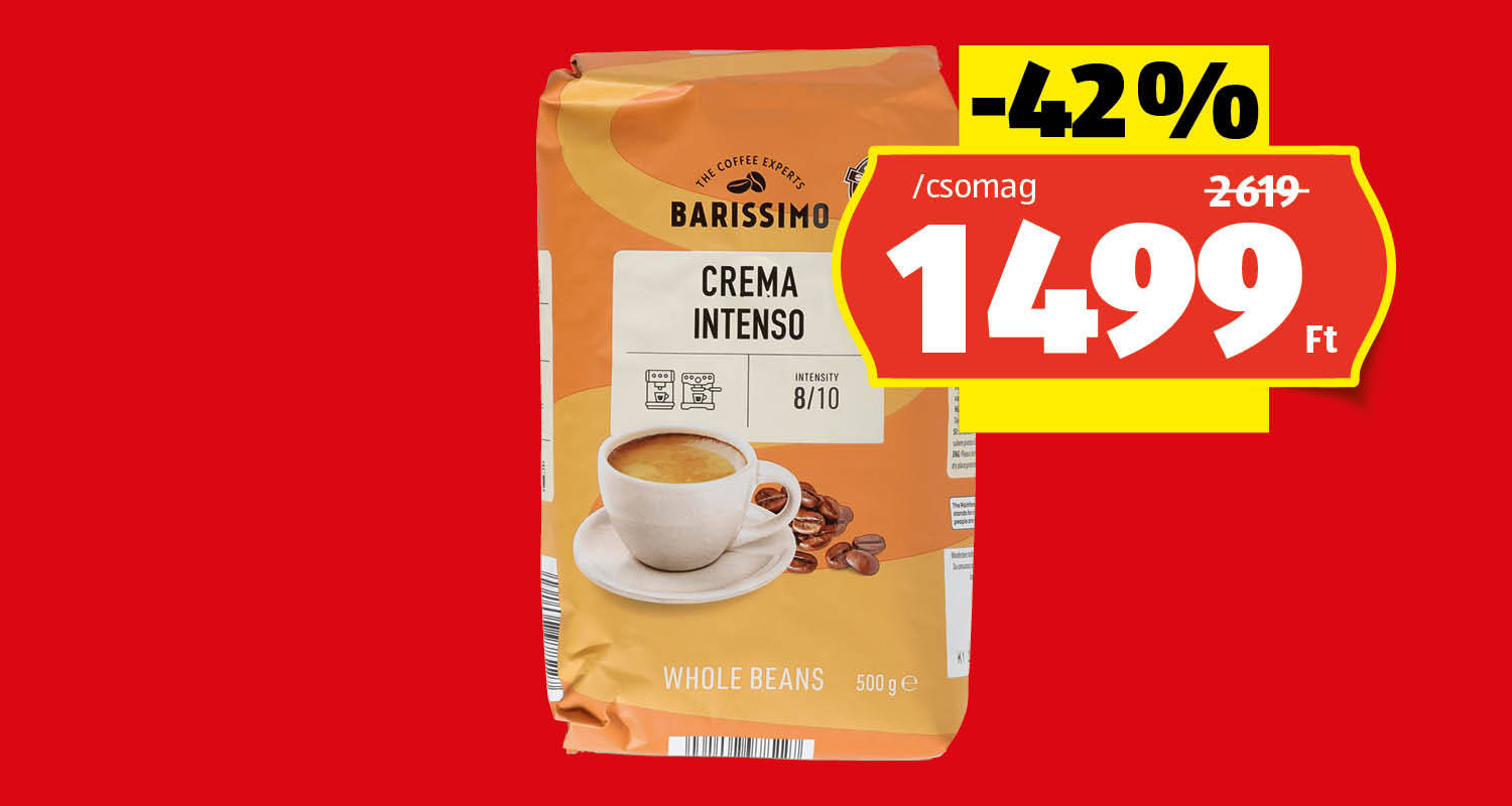 BARISSIMO Crema Intenso, 500 g/csomag