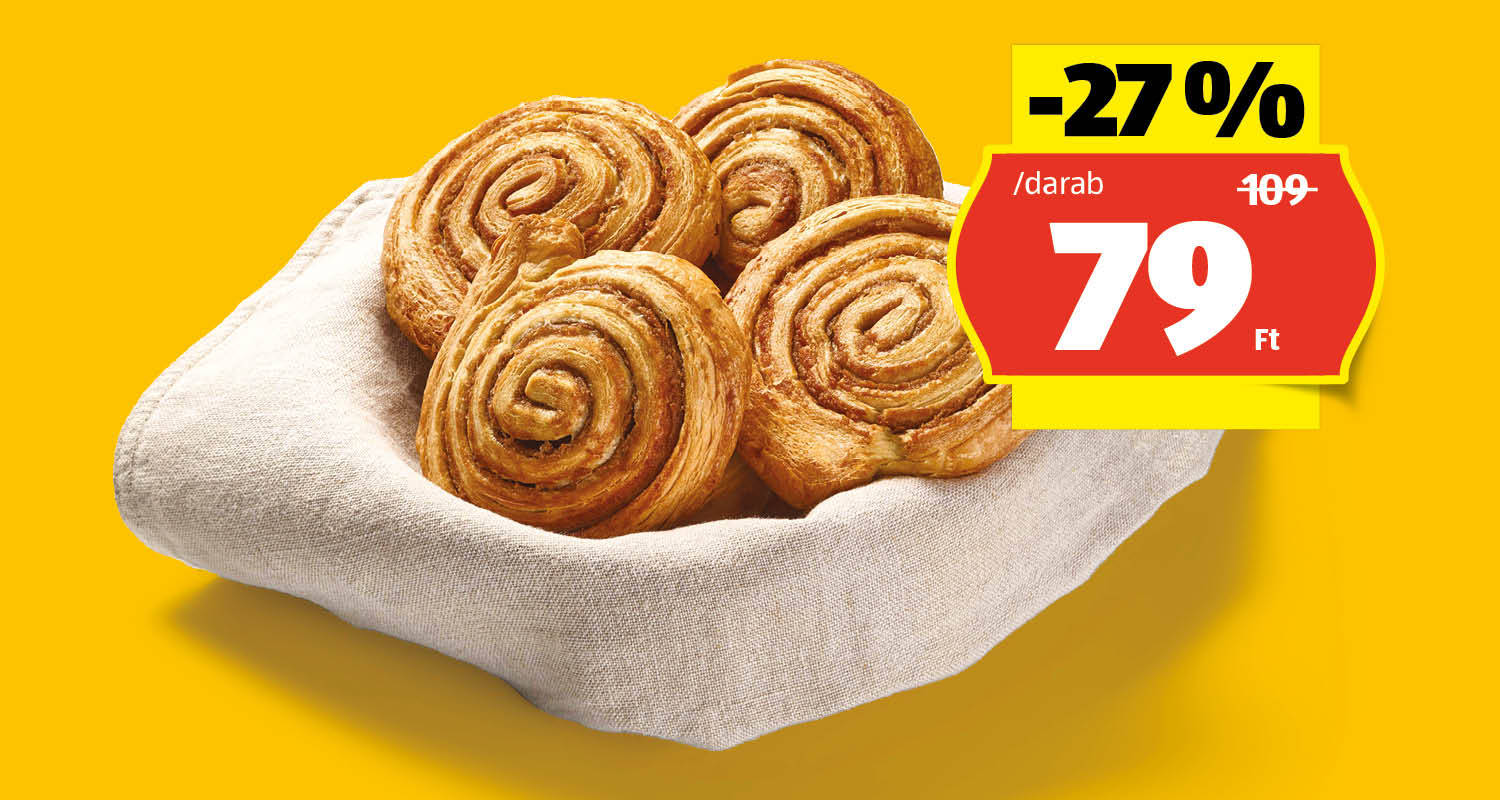AZON MELEGÉBEN Fahéjas csiga, 100 g/darab