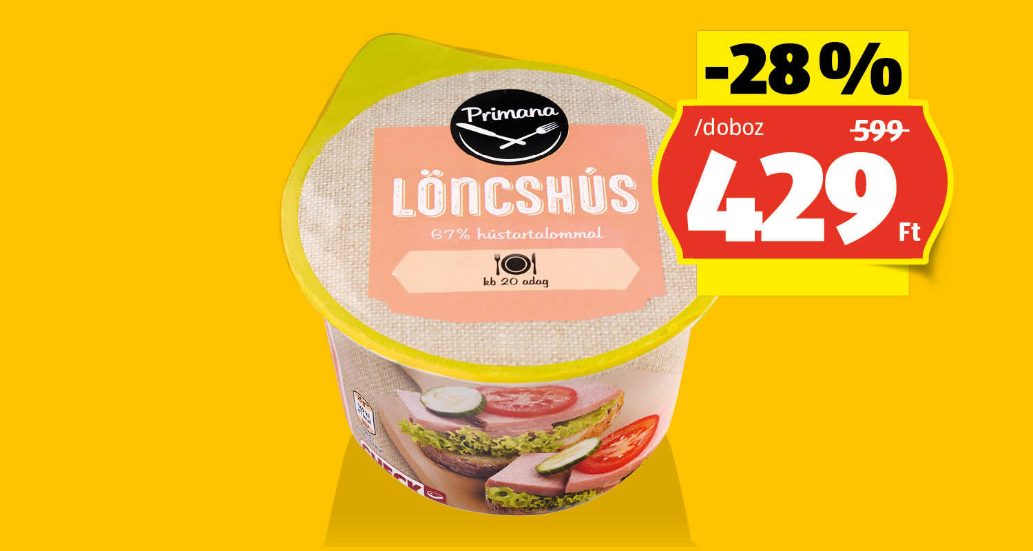 PRIMANA Löncshús, 500 g/doboz