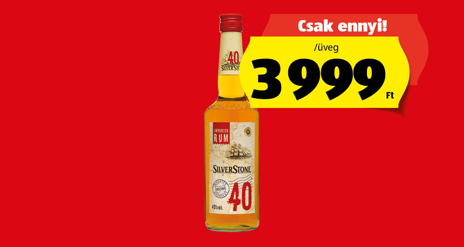 SILVERSTONE Barna rum, 0,7 l/üveg