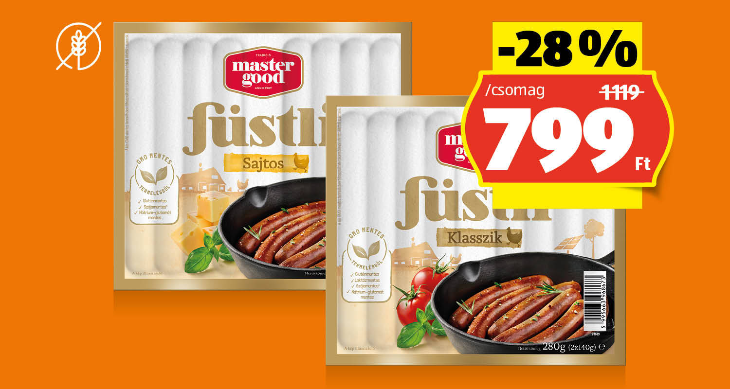 MASTER GOOD Füstli, 280 g/csomag