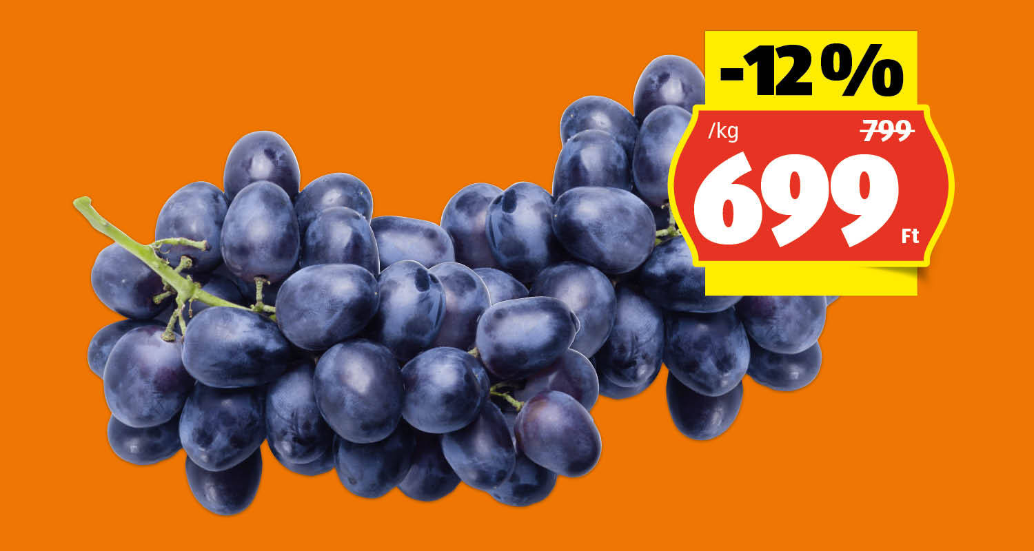 Piros vagy kék szőlő, /kg