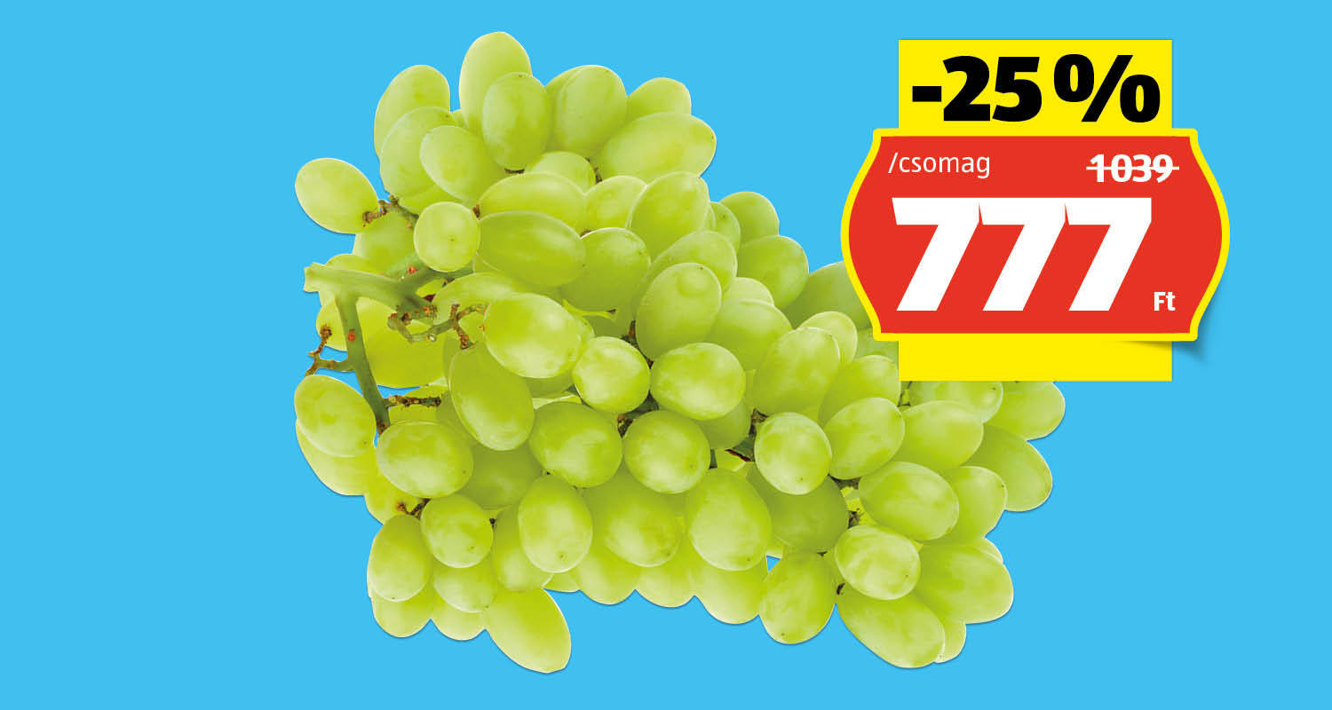 BIO NATURA BIO Fehér szőlő, 400 g/csomag