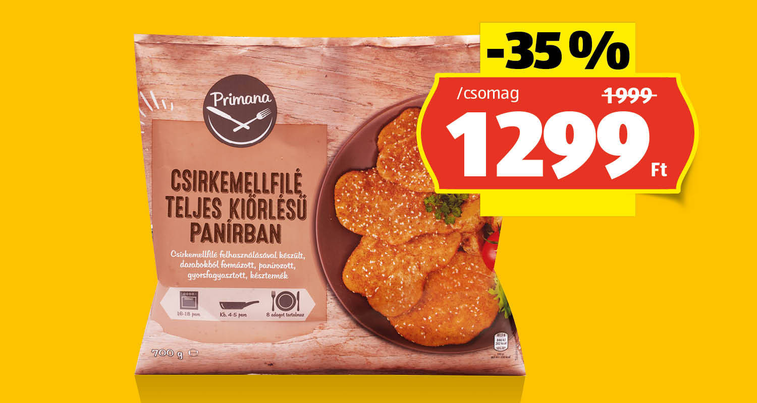 PRIMANA Csirkemellfilé, 700 g/csomag