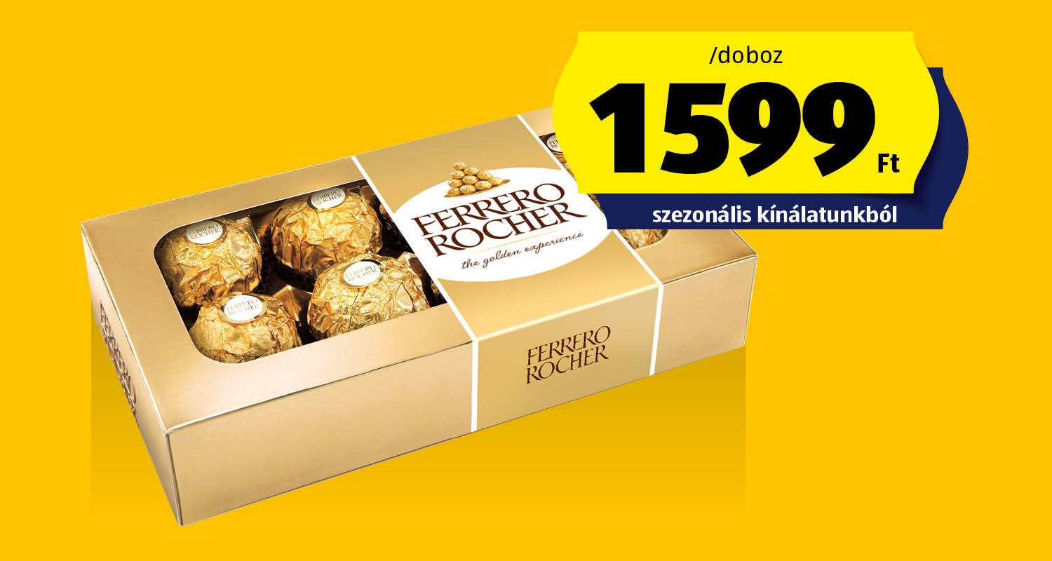 FERRERO Rocher, 100 g/doboz