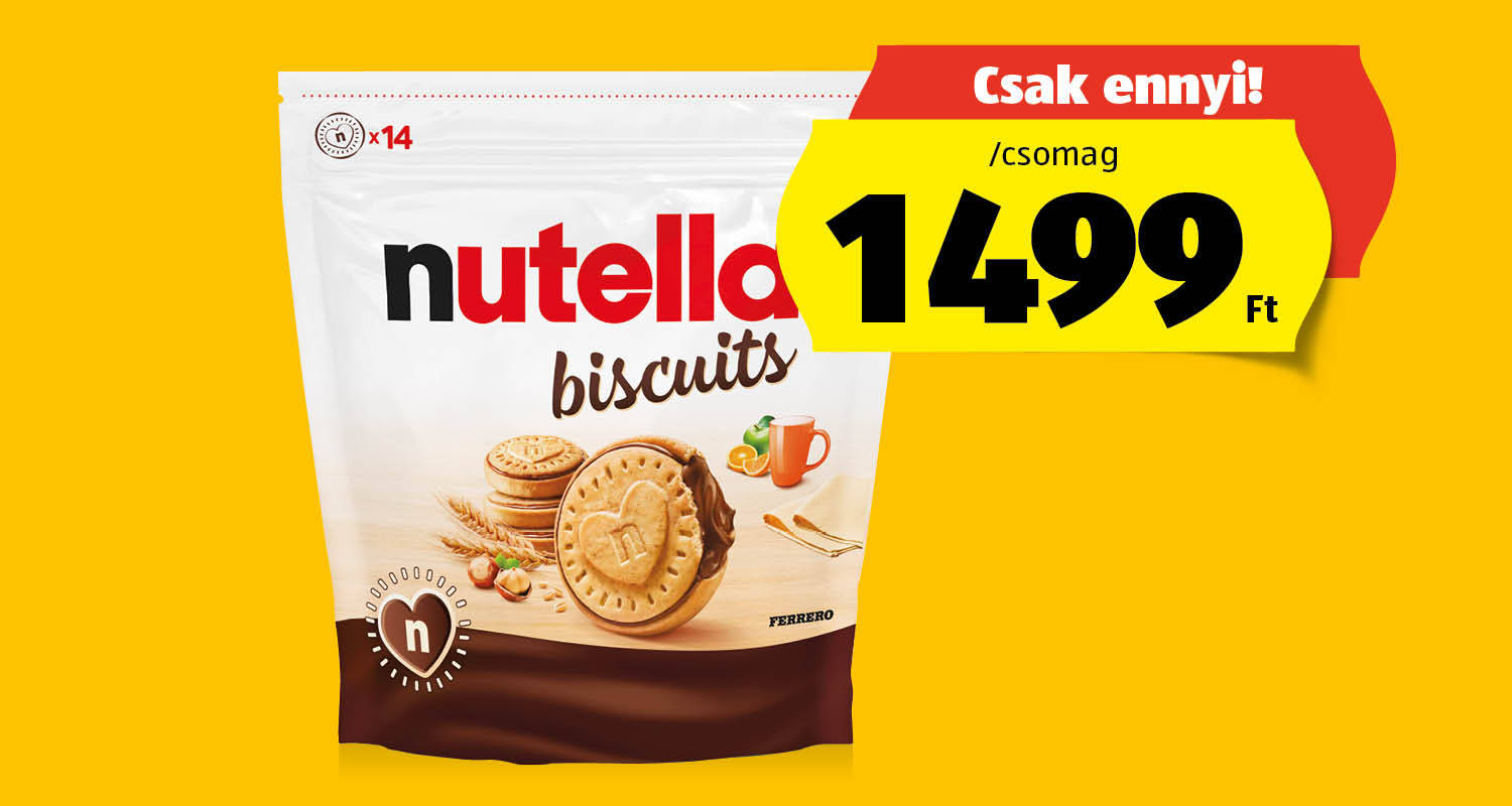 NUTELLA Biscuits, 193 g/csomag