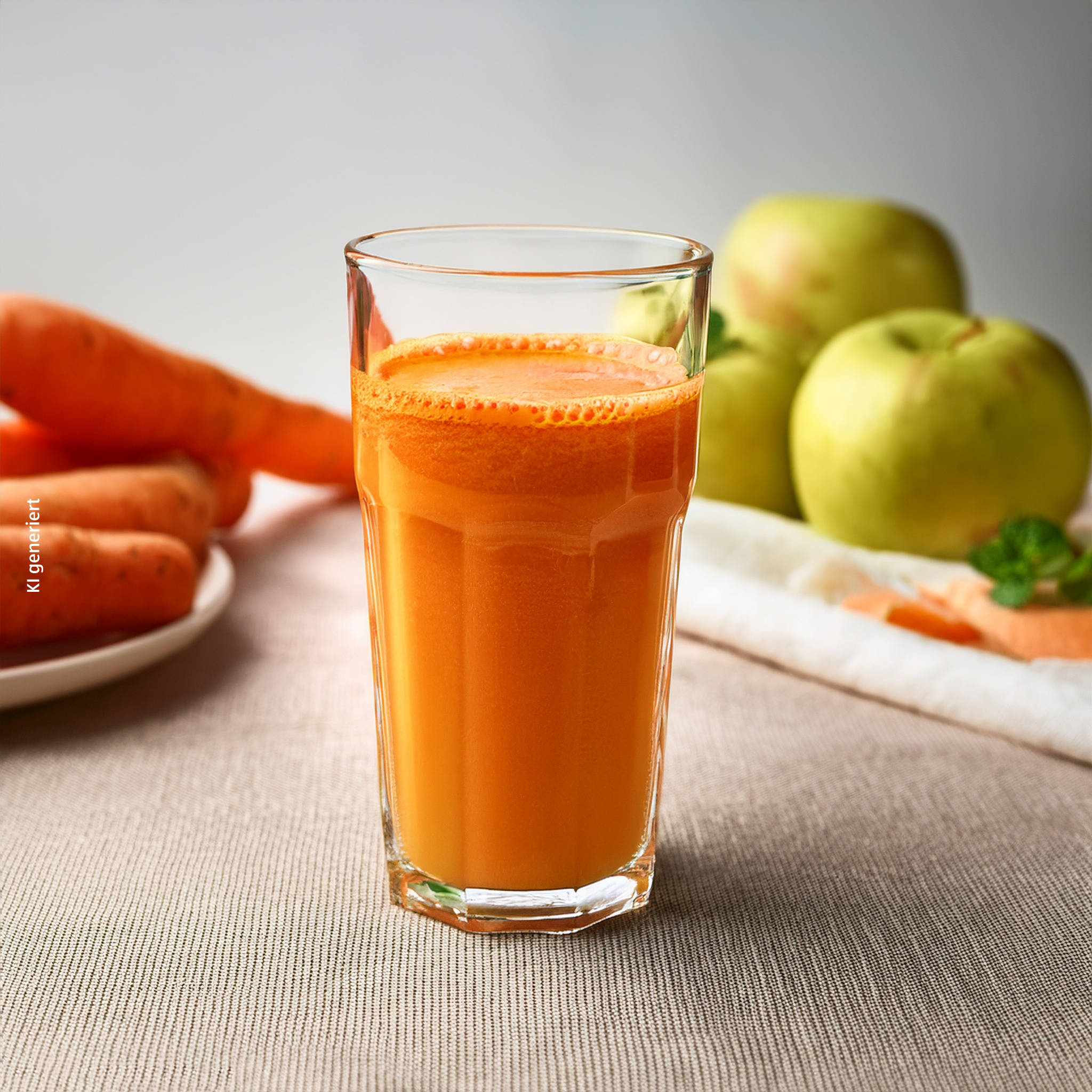 Serviervorschlag: Karotte-Apfel-Pastinaken-Saft