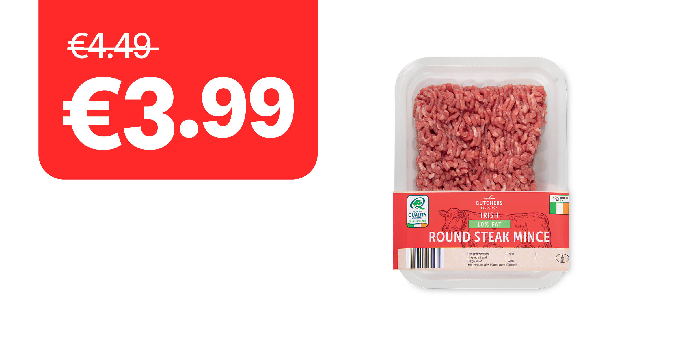 Image of Irish Lean Pork Mince Less Than 4% Fat