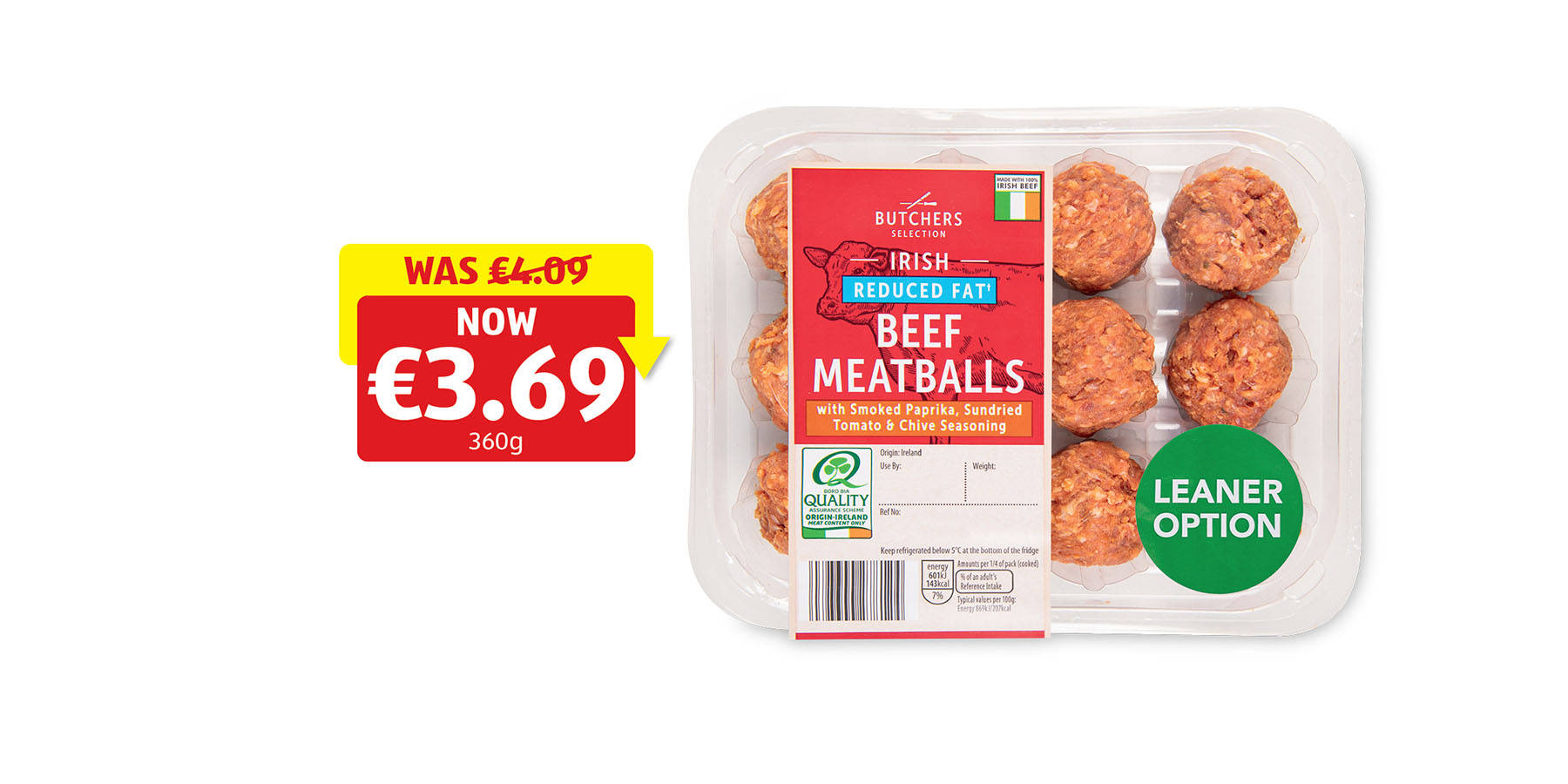 Image of Irish Reduced Fat Meatballs