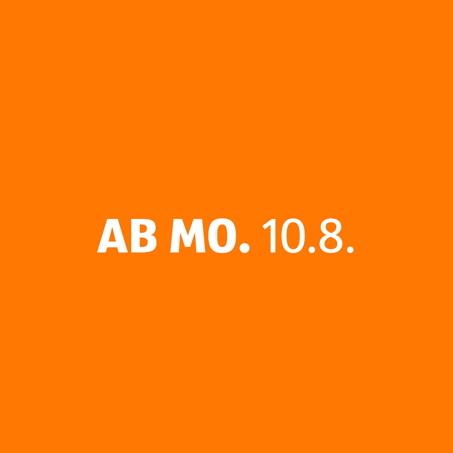 Werbetermin Montag