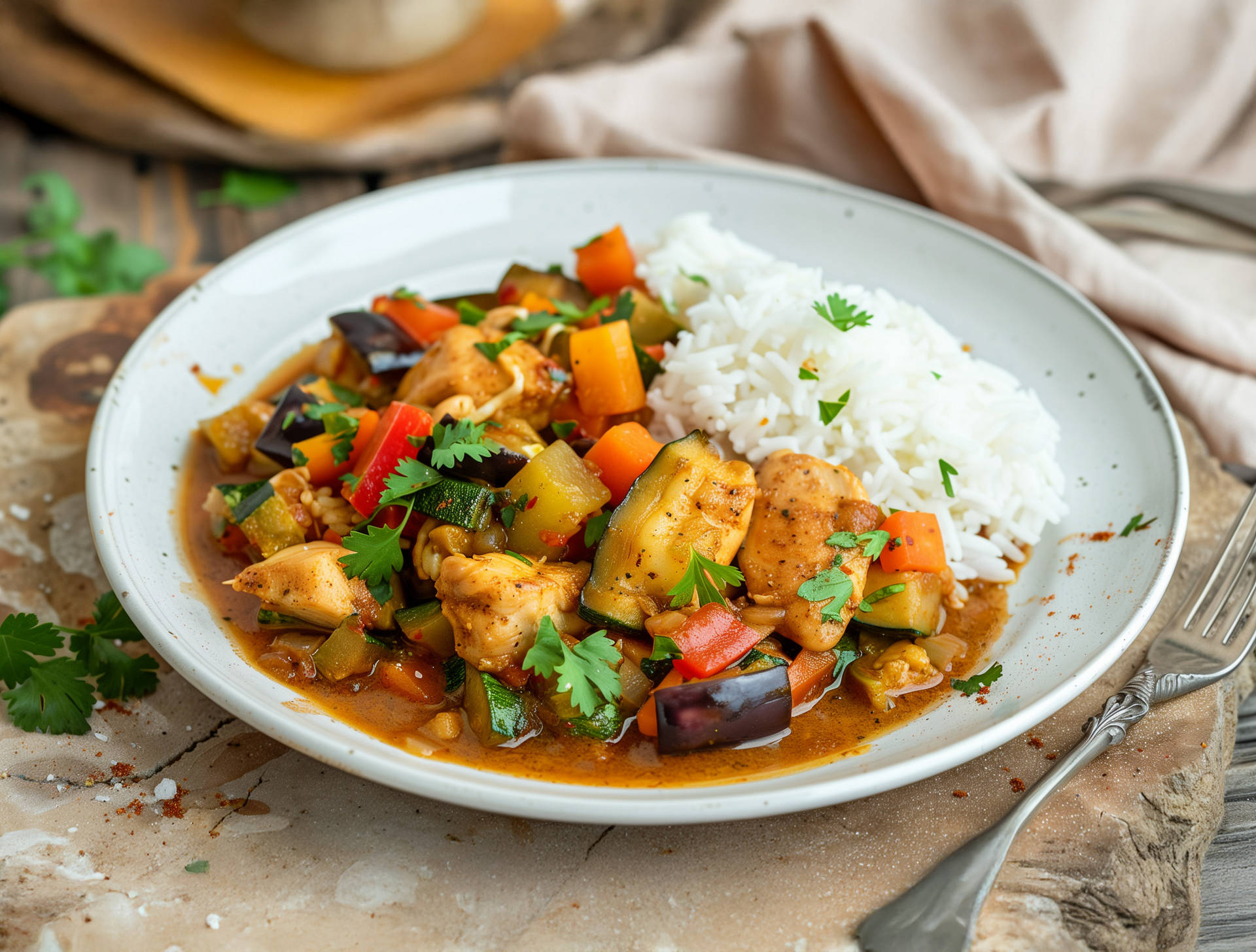 Osmanische Hähnchenpfanne