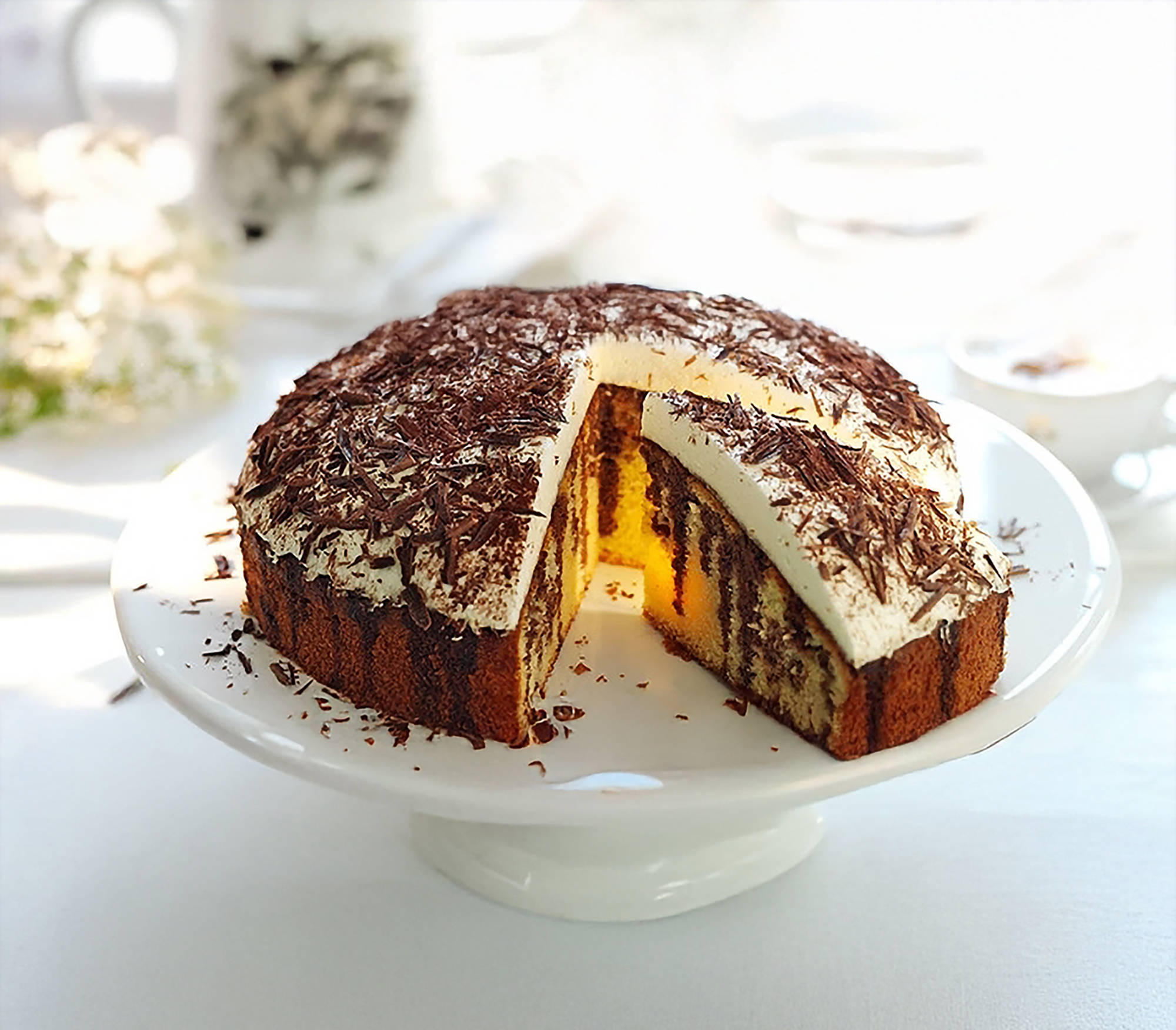 Serviervorschlag: Stricknadeltorte