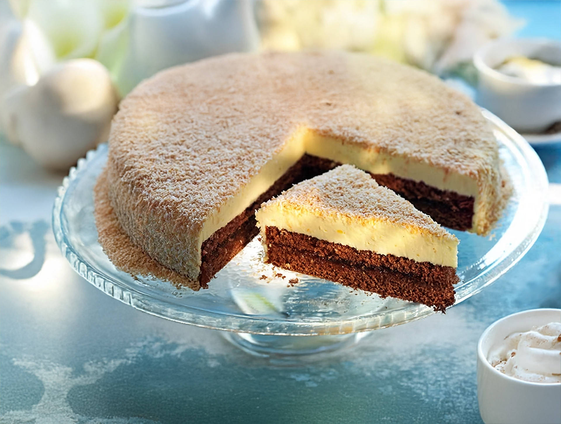 Serviervorschlag: Sägespänetorte