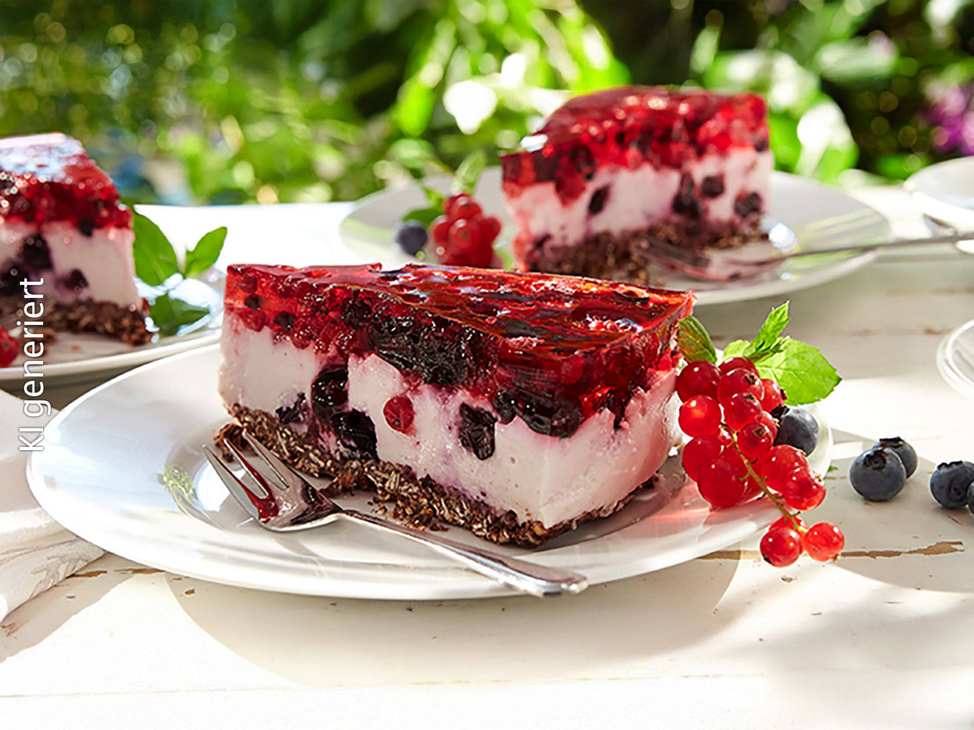 Beeren-Torte ohne Backen