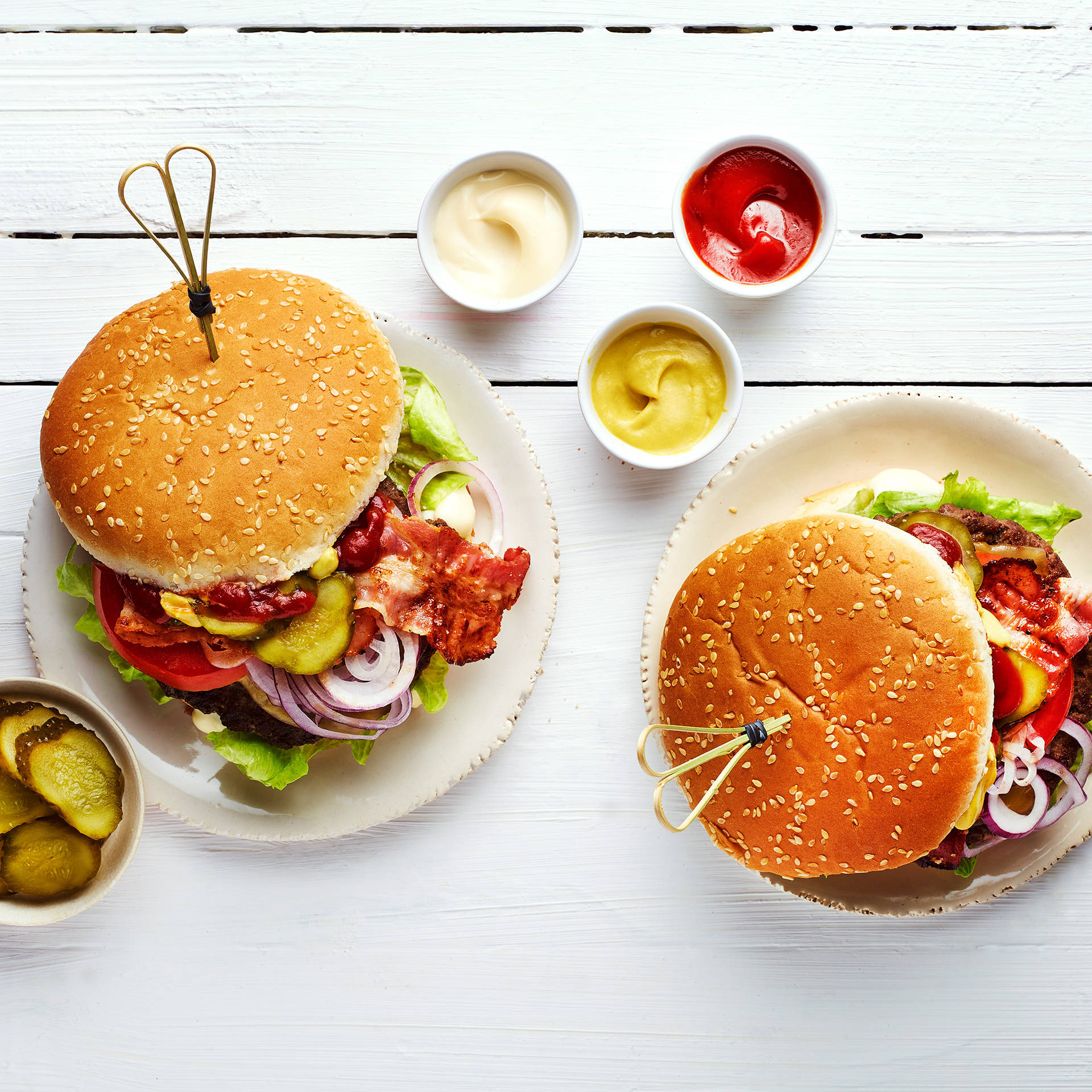 Serviervorschlag: Hamburger Grundrezept