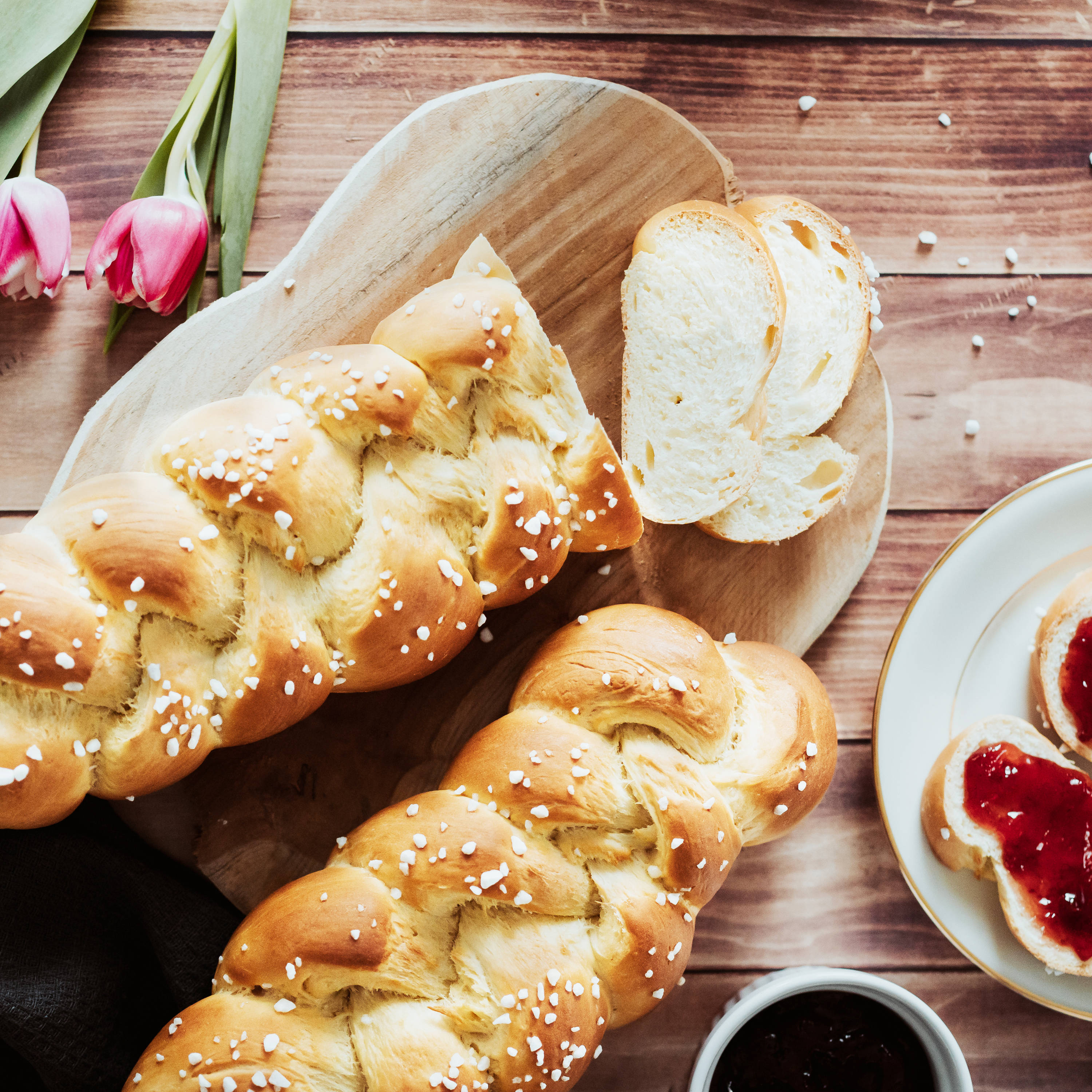 Serviervorschlag: Hefezopf