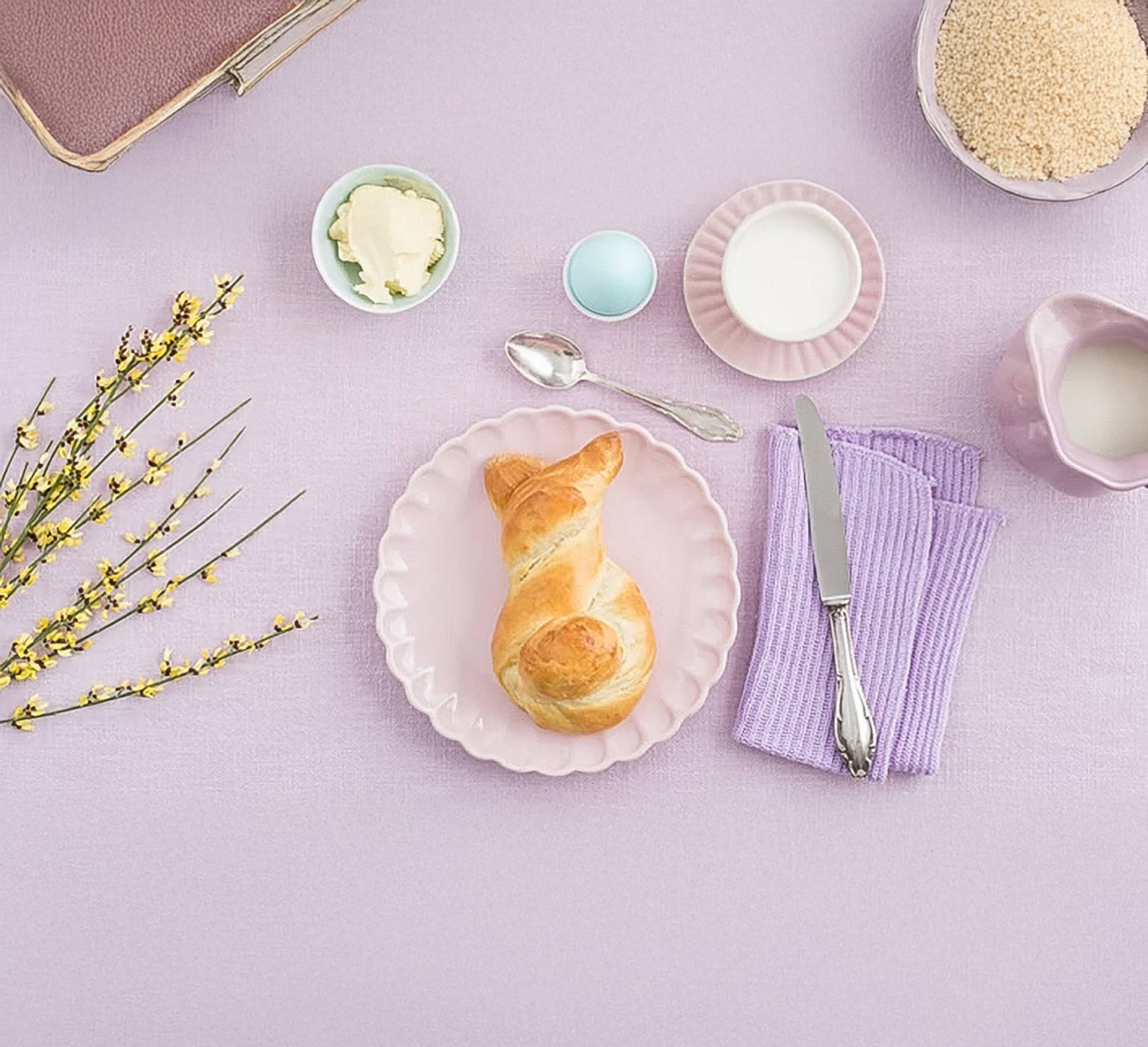 Serviervorschlag: Hefe-Hasen