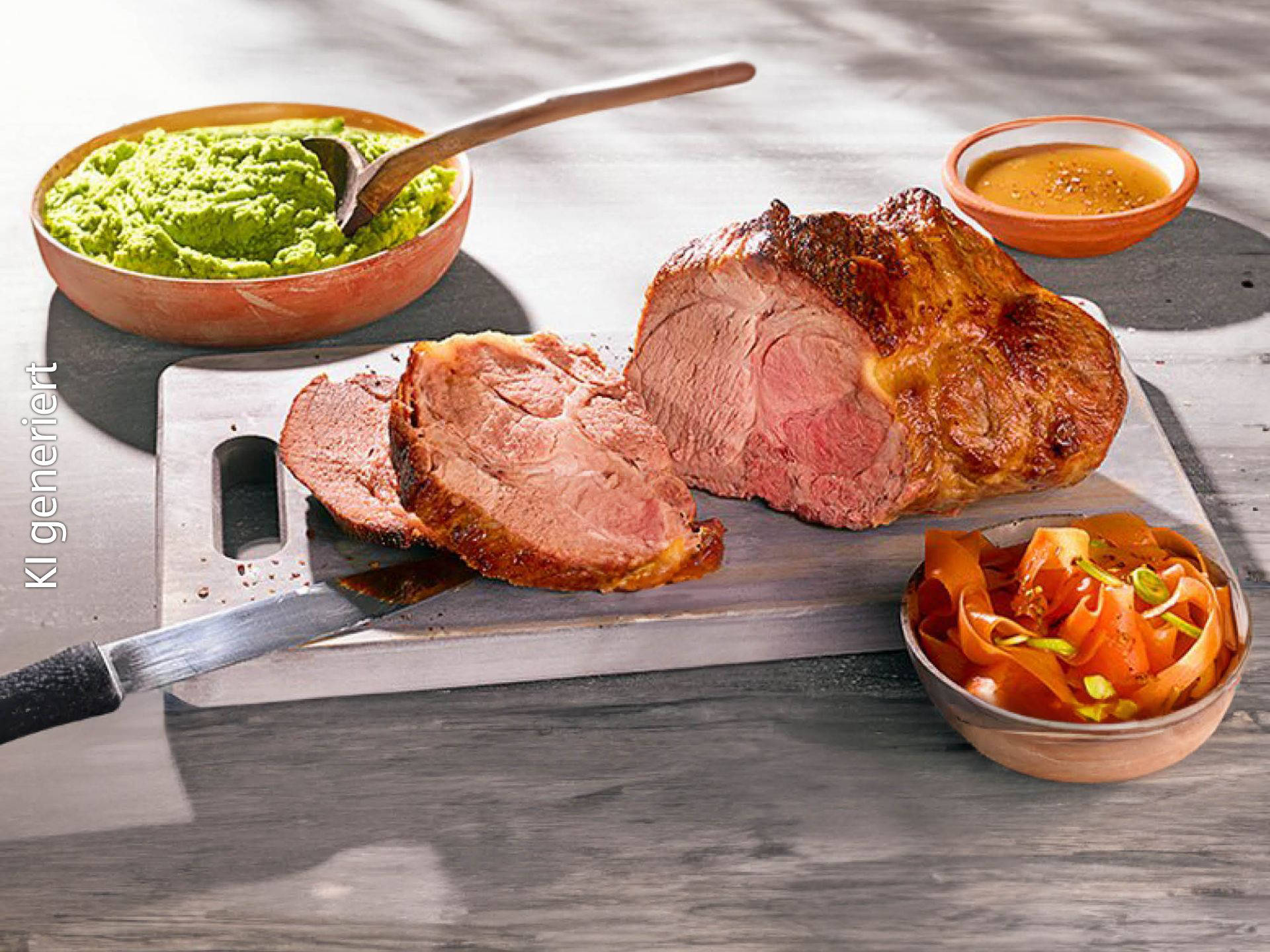 Zarter Schweinenackenbraten