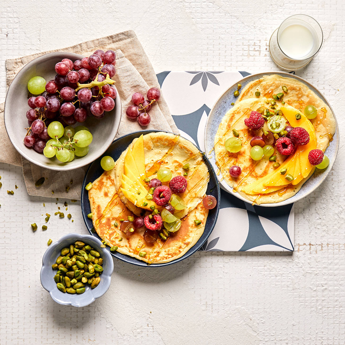 Serviervorschlag: Ayran-Pfannkuchen