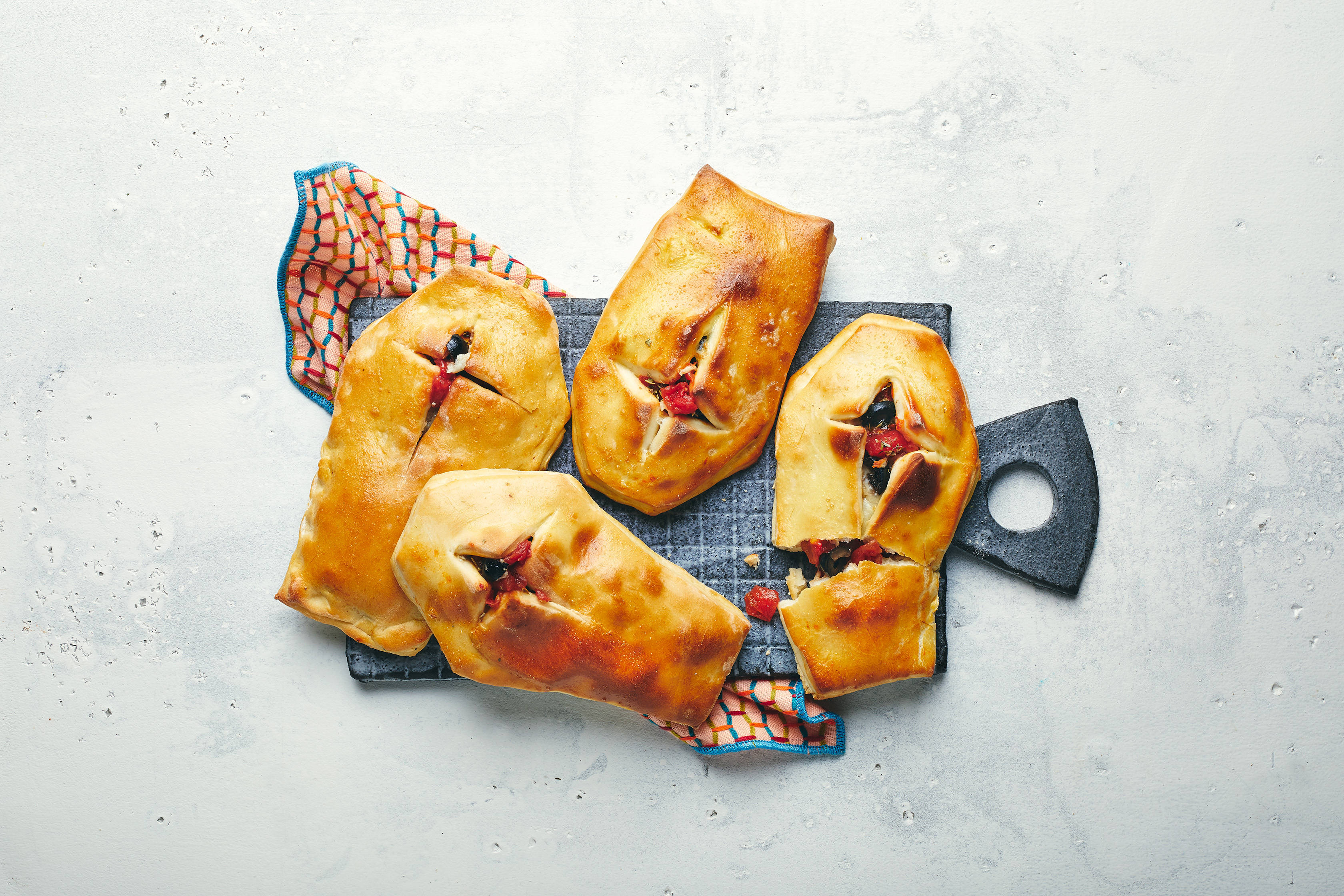 Serviervorschlag: Halloween-Pizzataschen