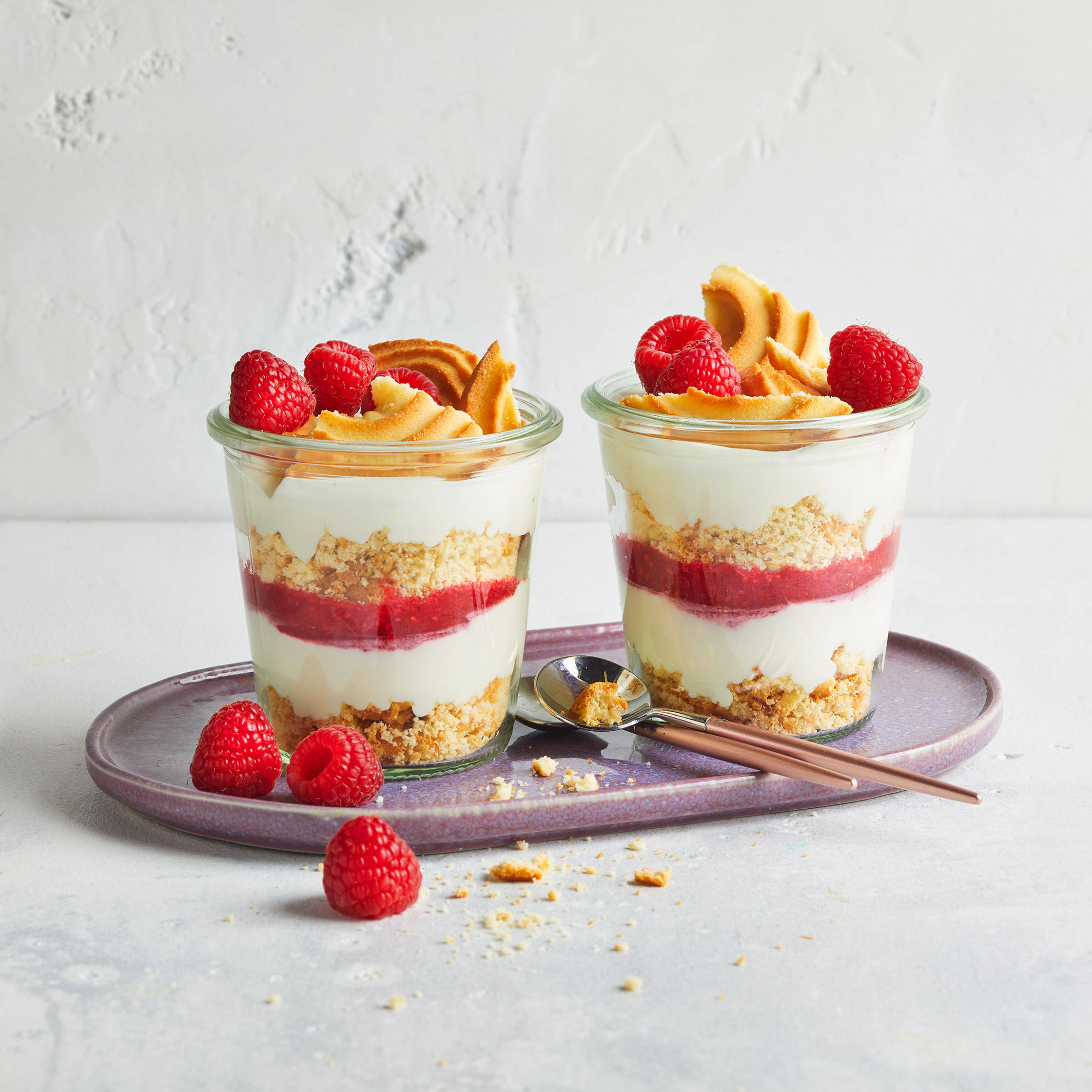 Himbeer-Tiramisu im Glas