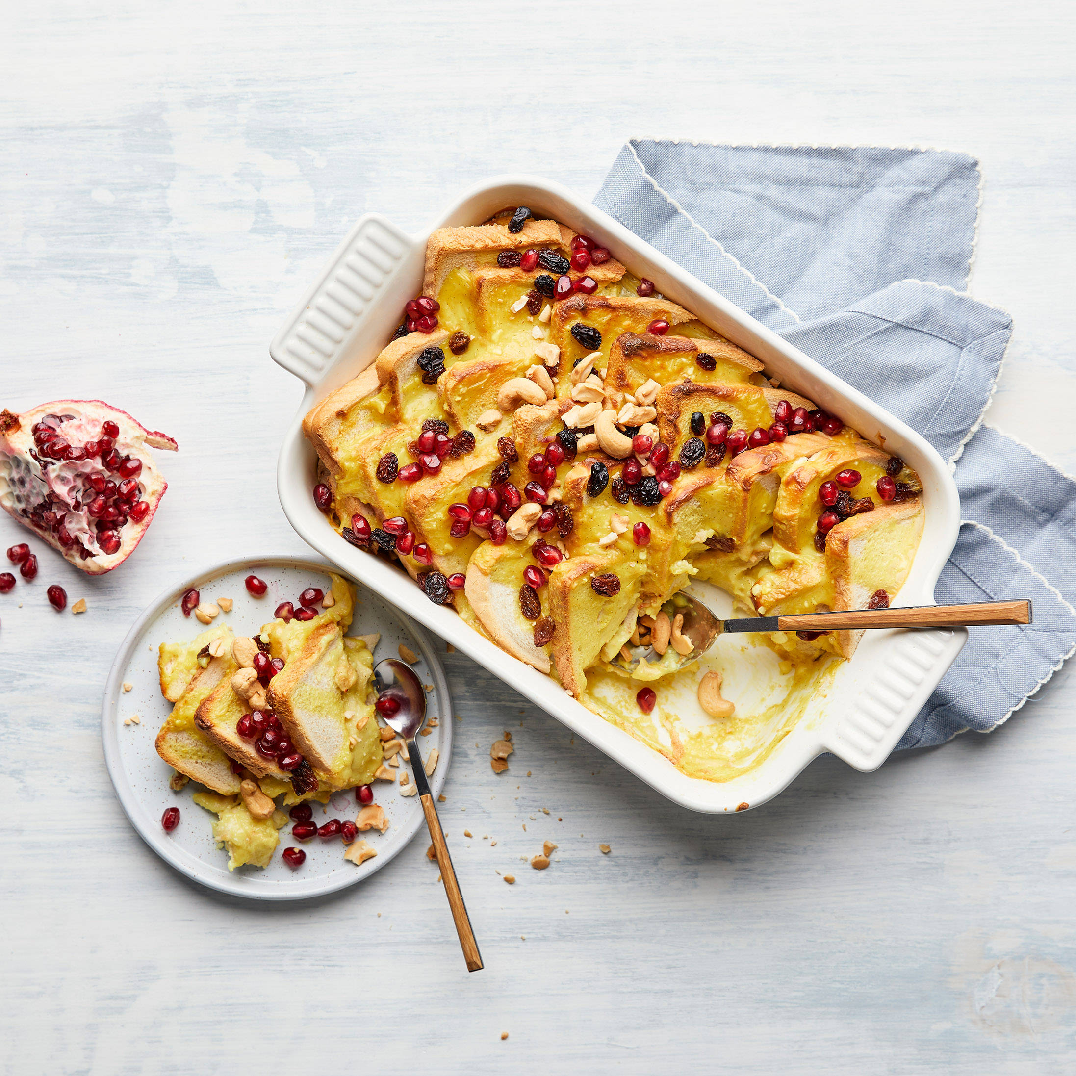 Serviervorschlag: Brotpudding