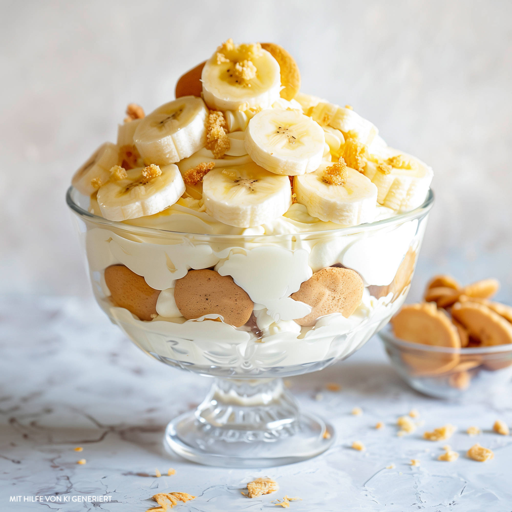 Serviervorschlag: Veganer Banana Pudding