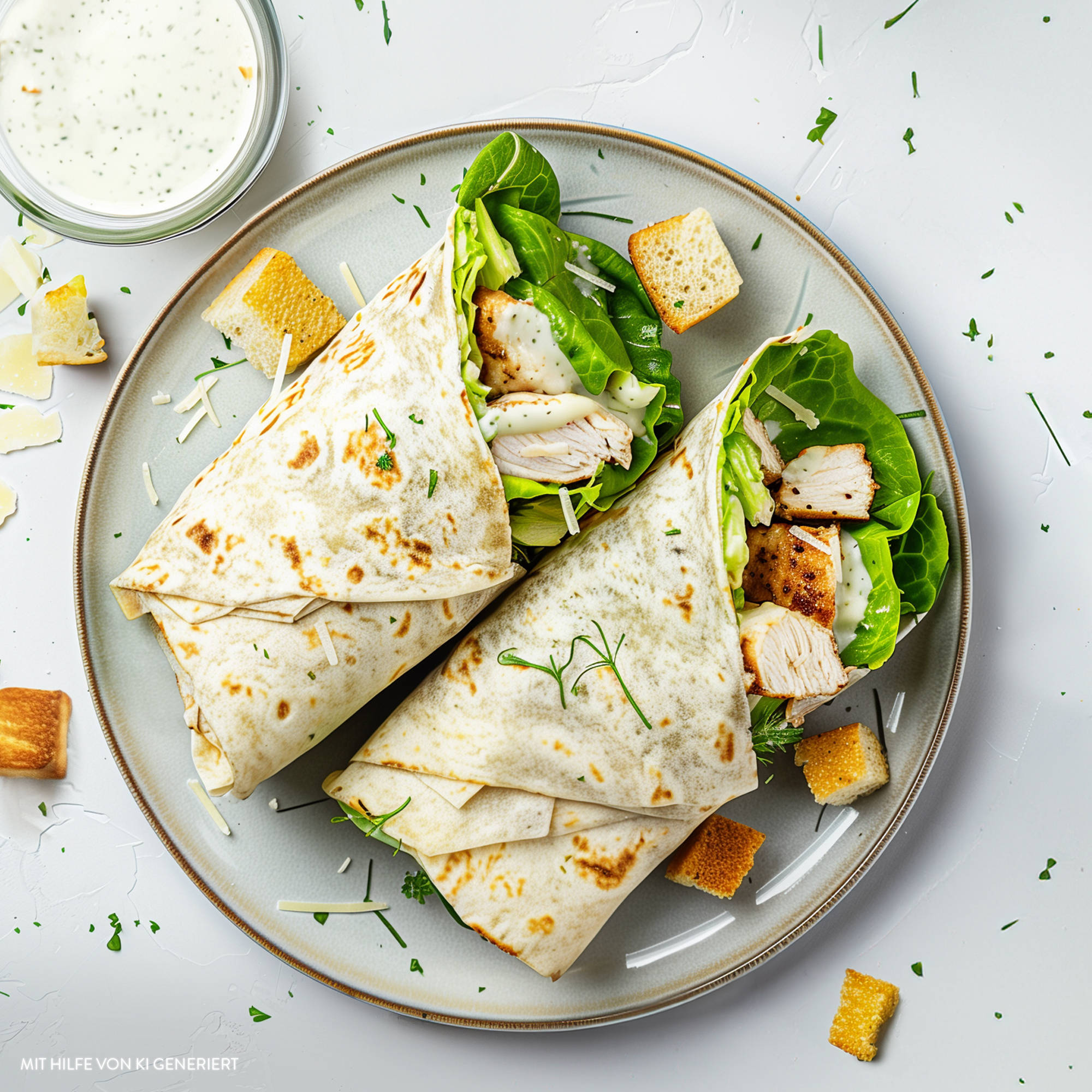 Caesar-Salad-Wrap