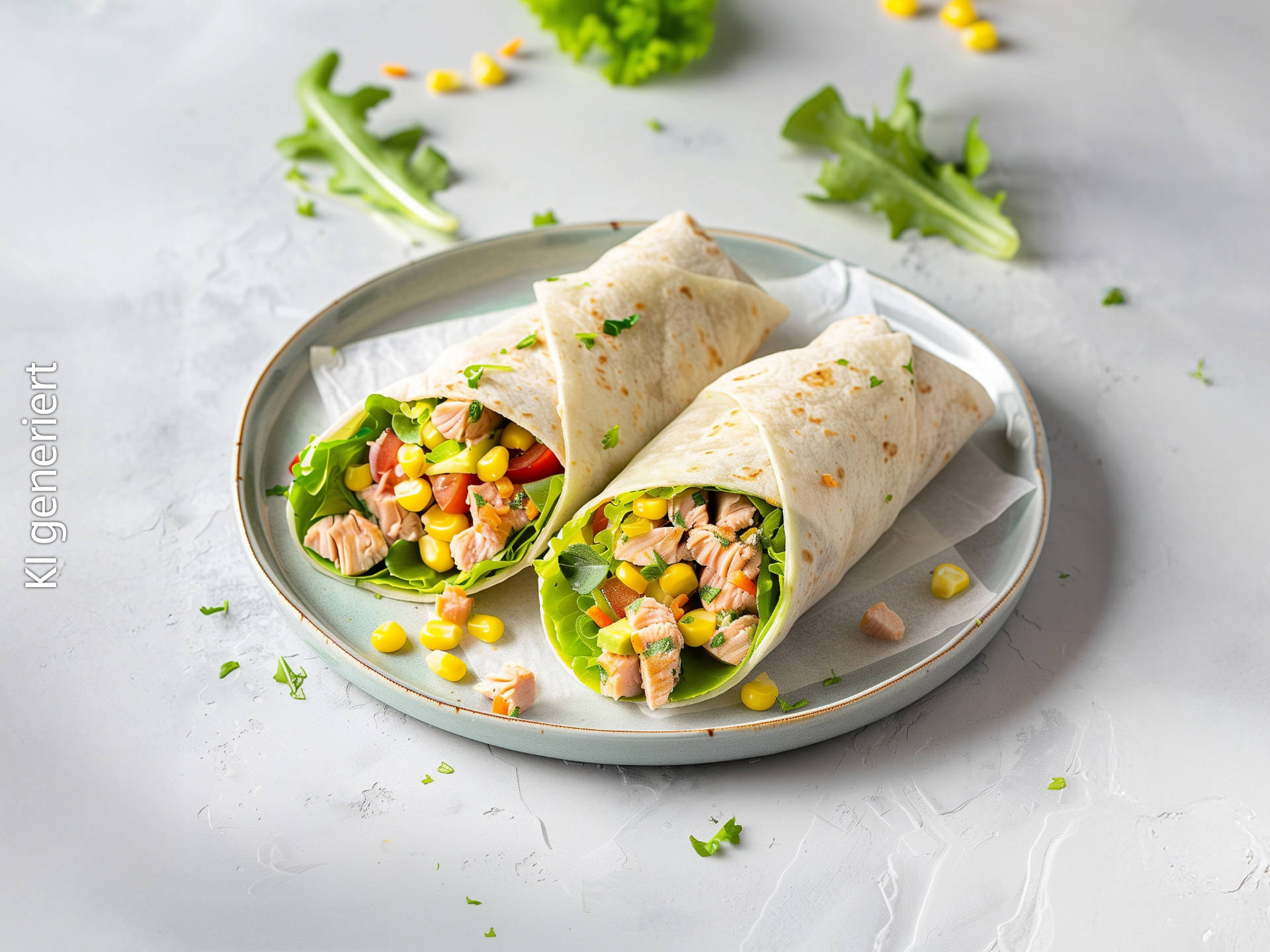 Serviervorschlag: Thunfisch Wrap
