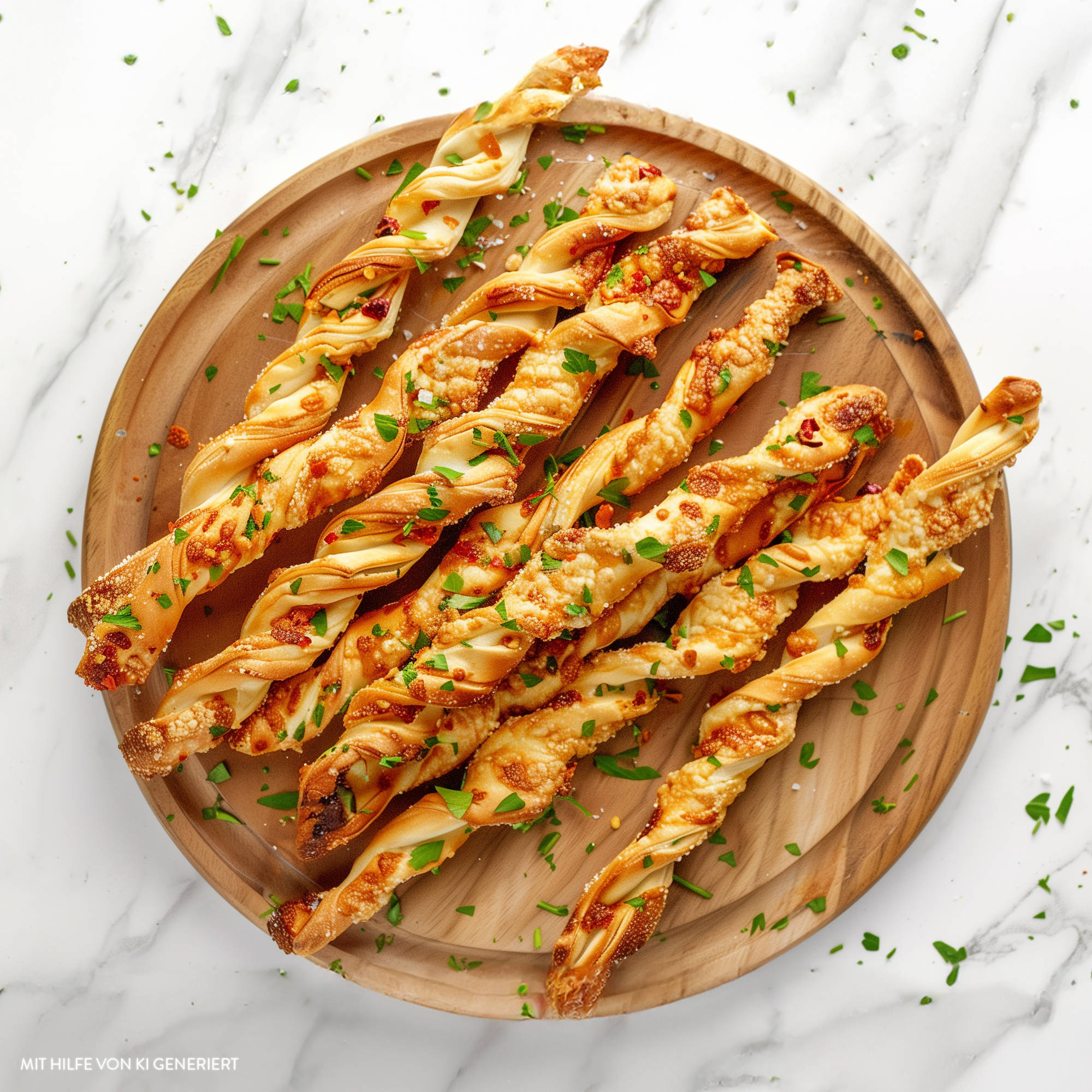 Serviervorschlag: Flammkuchensticks