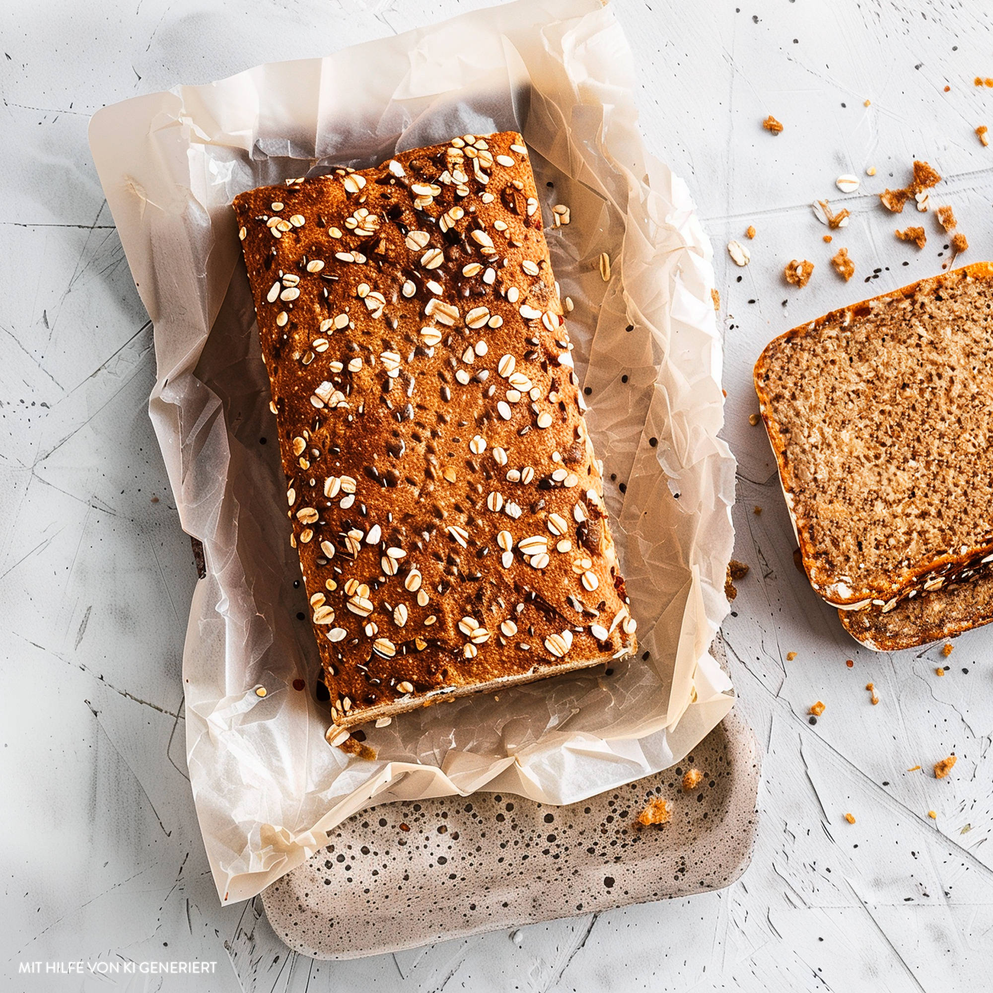 Serviervorschlag: Eiweißbrot