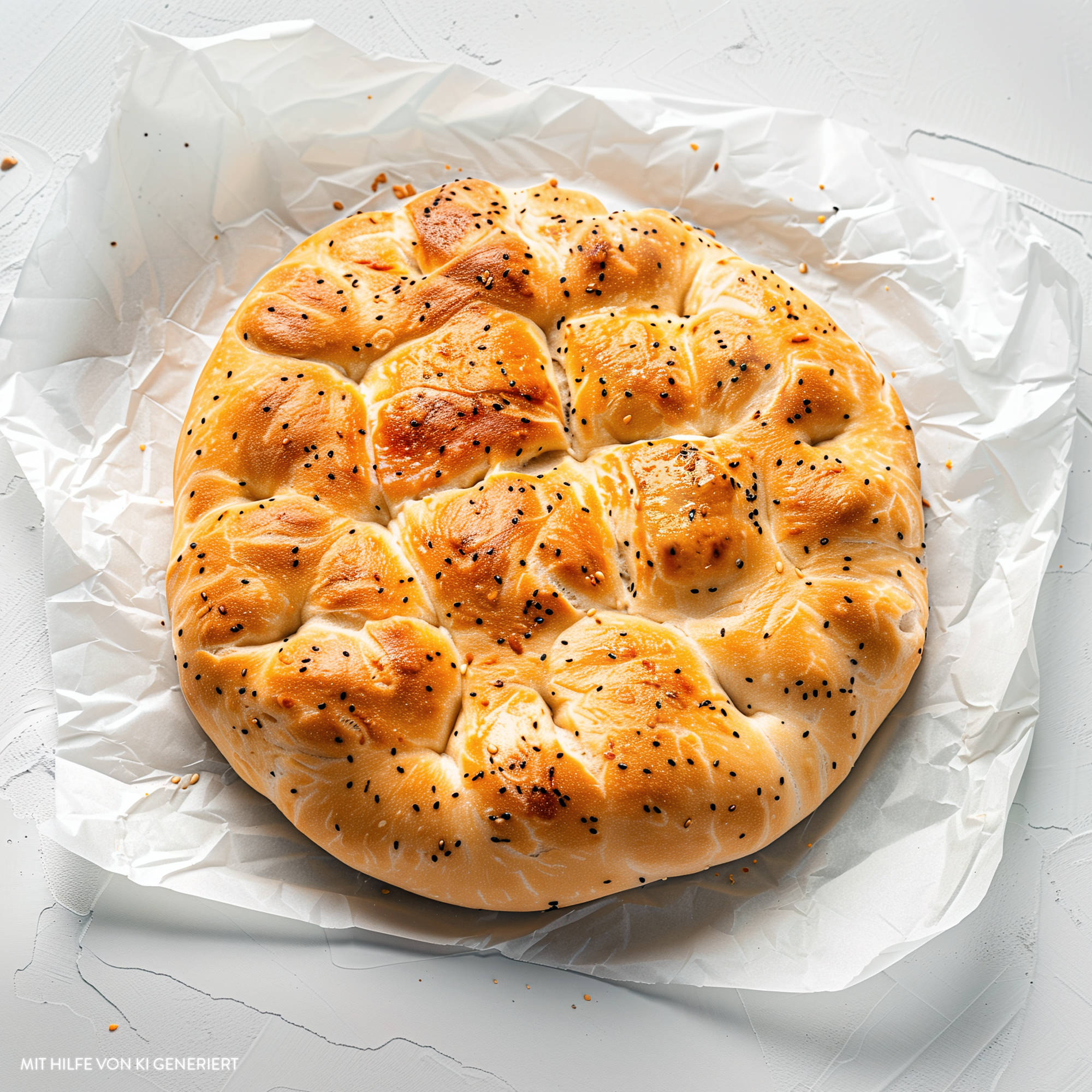 Serviervorschlag: Türkisches Fladenbrot 