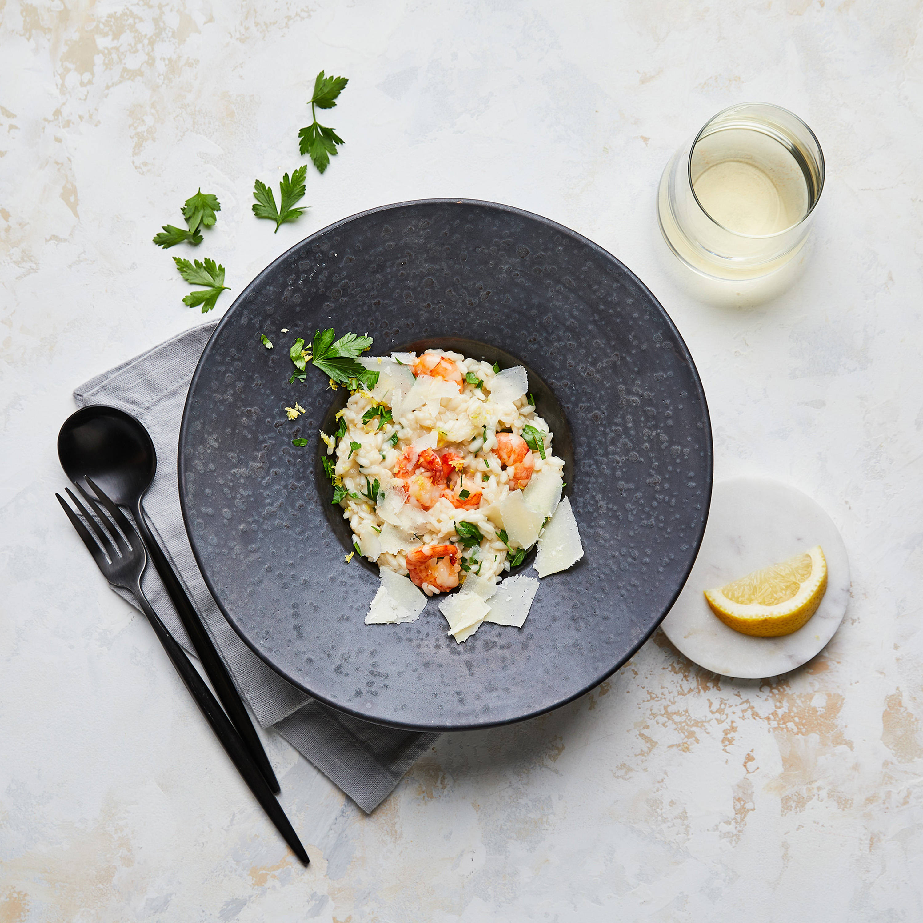 One Pot Garnelen-Zitronen-Risotto