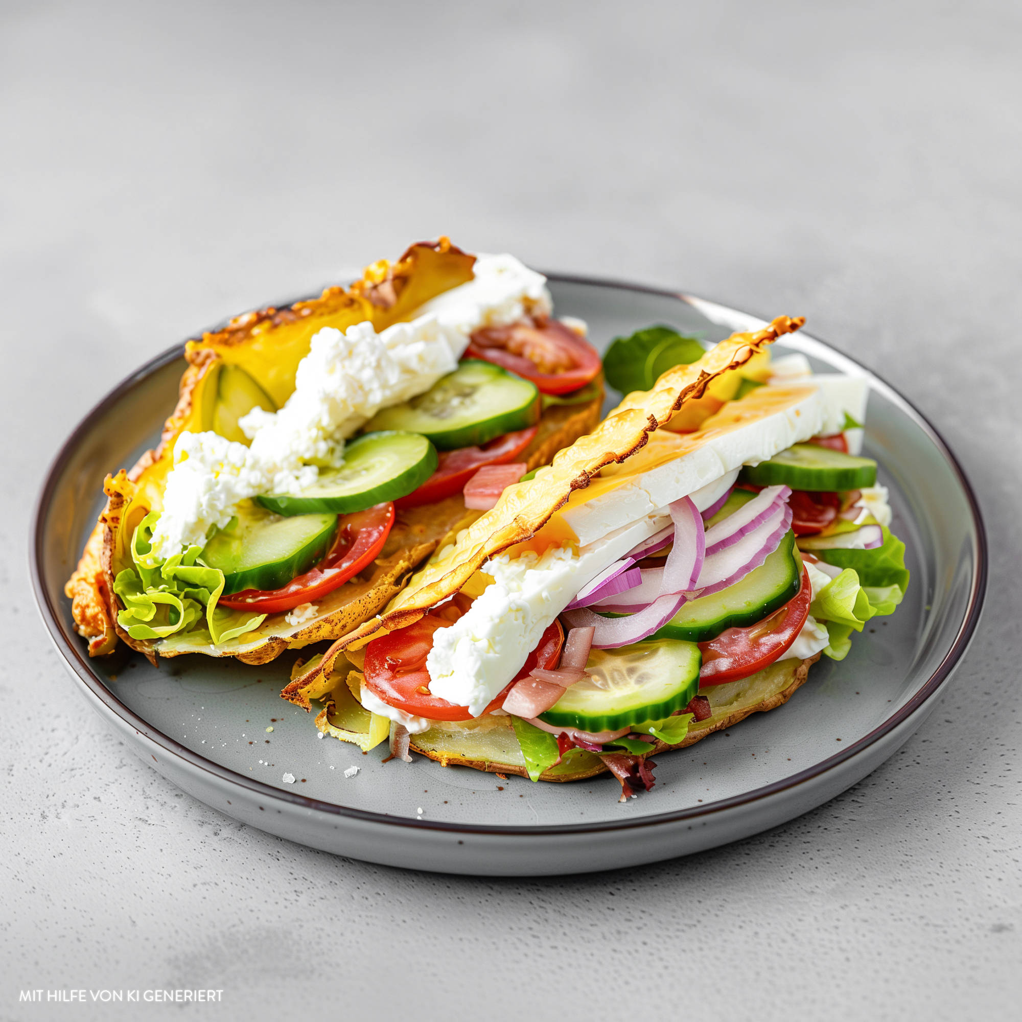 Serviervorschlag: Kartoffel-Sandwich