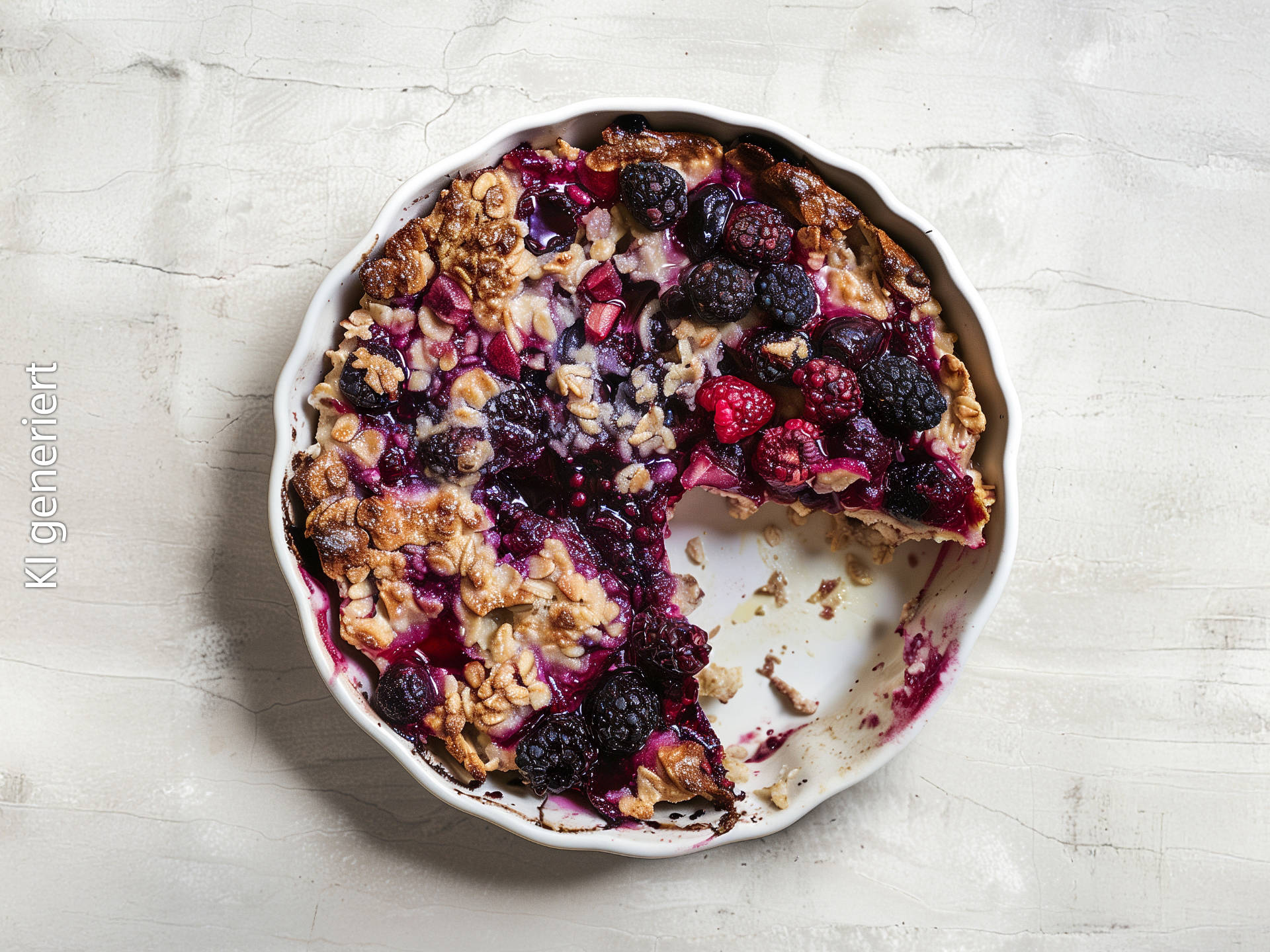 Serviervorschlag: Baked Oats