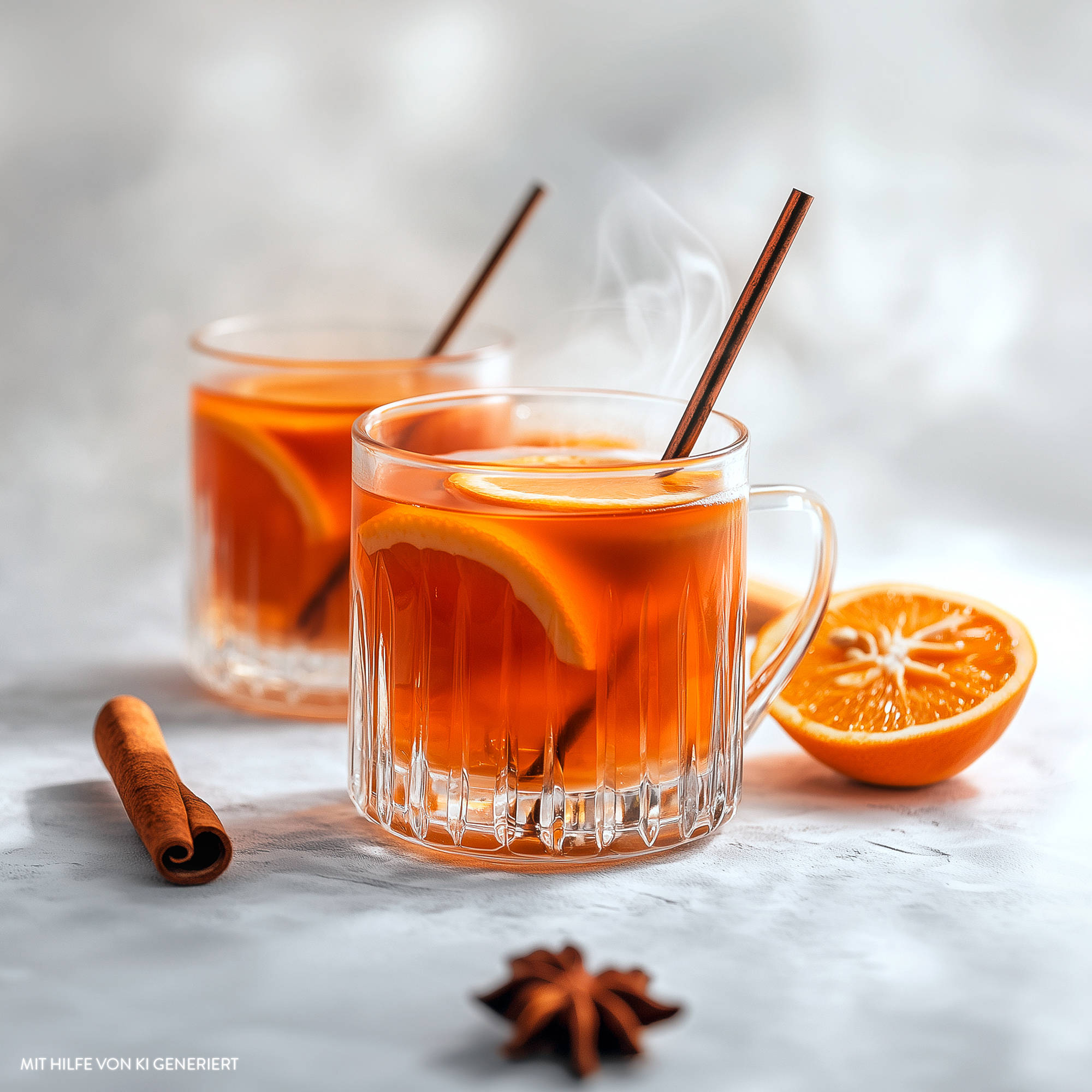 Serviervorschlag: Heißer Aperol  