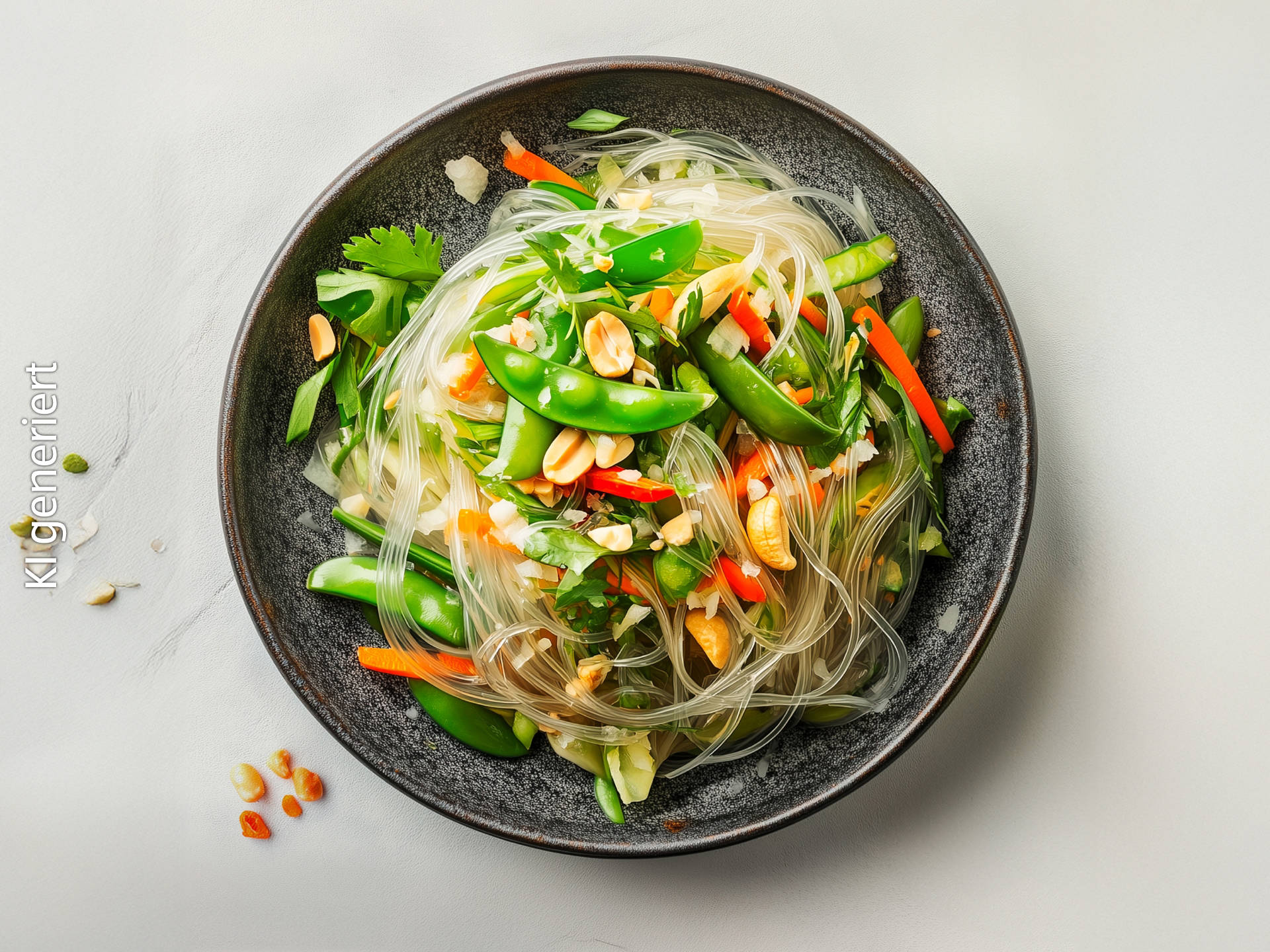 Serviervorschlag: Spicy Glasnudelsalat