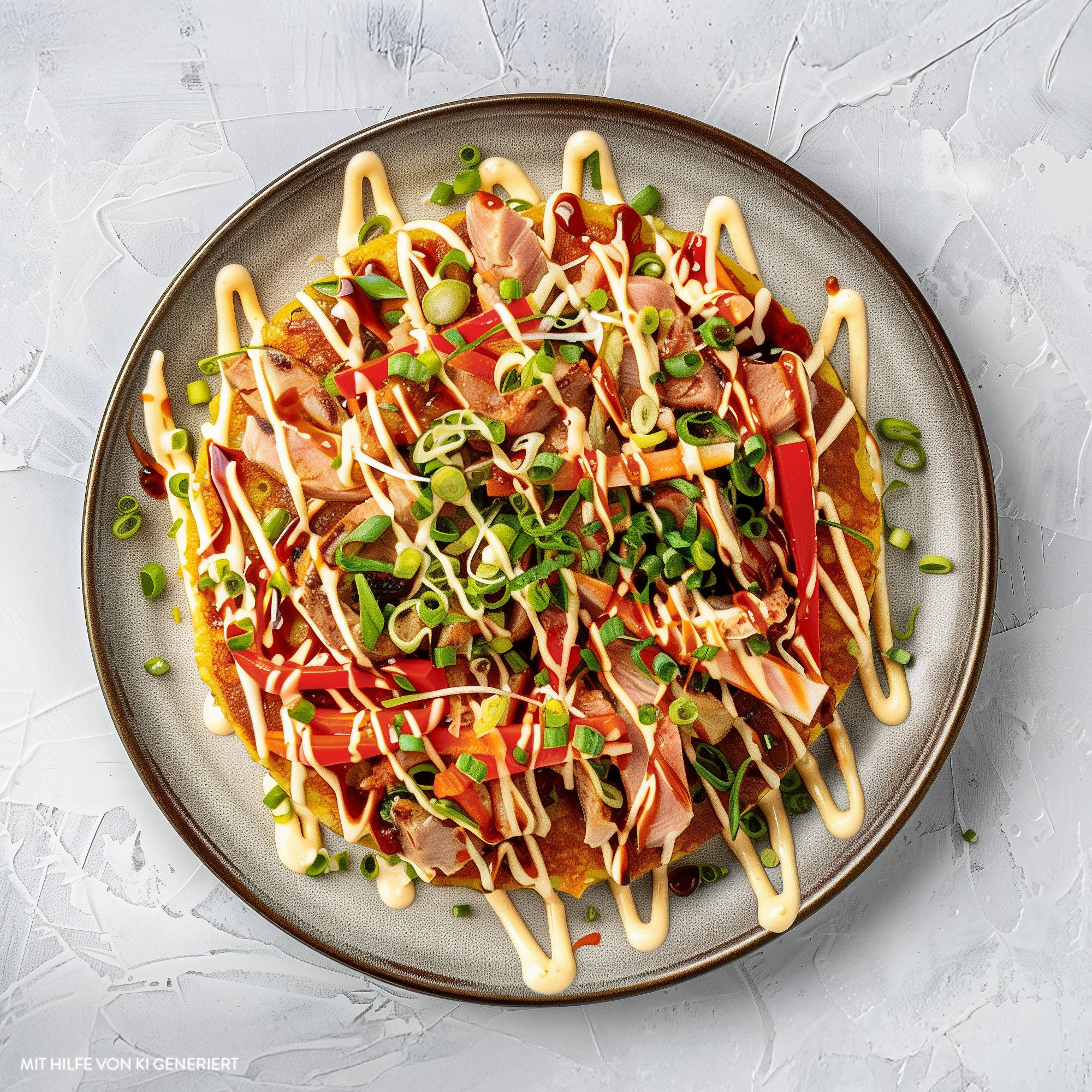 Thunfisch-Okonomiyaki