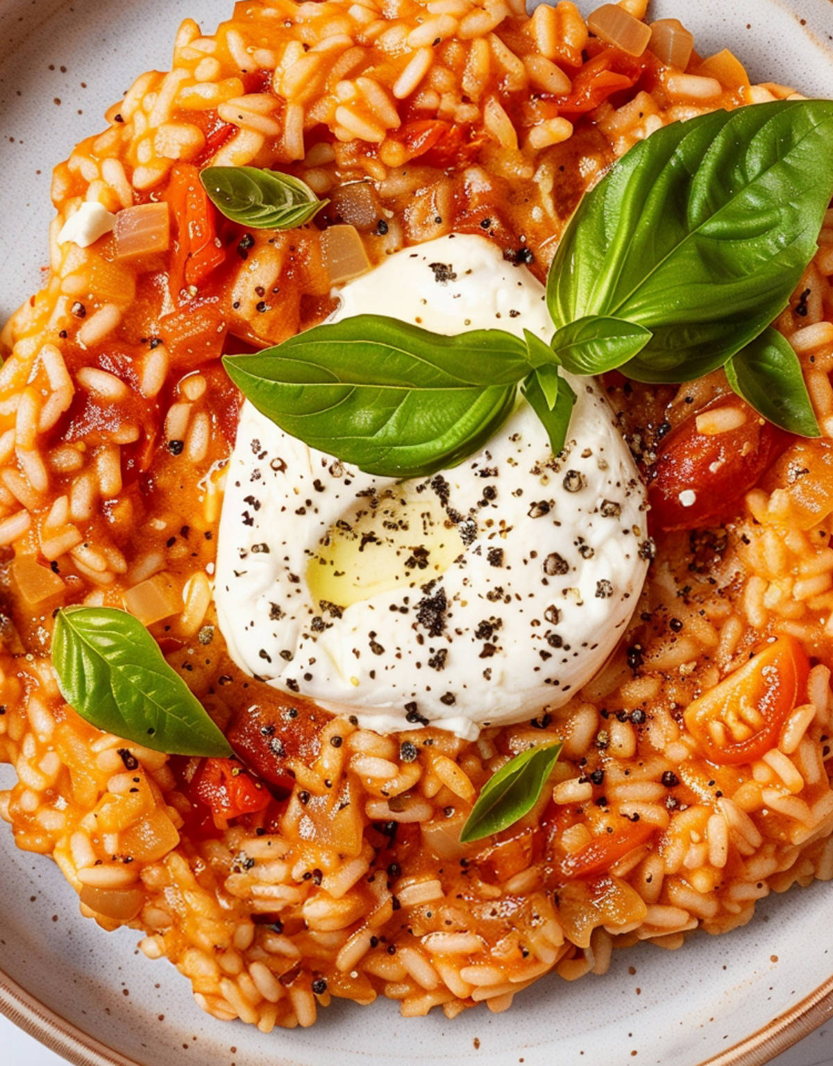 Tomaten-Risotto mit Burrata | ALDI SÜD Rezepte