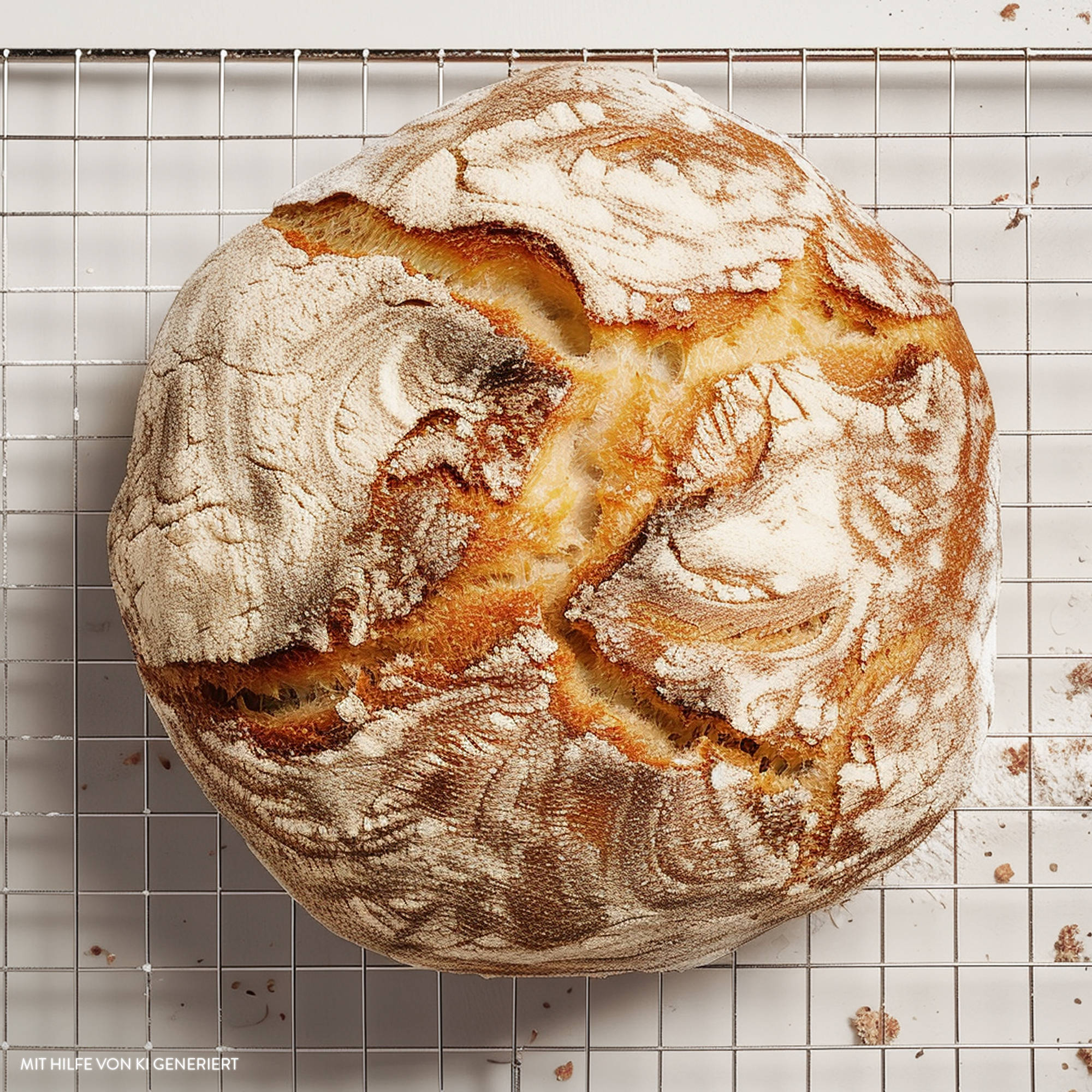 Serviervorschlag: Dinkel-Sauerteigbrot