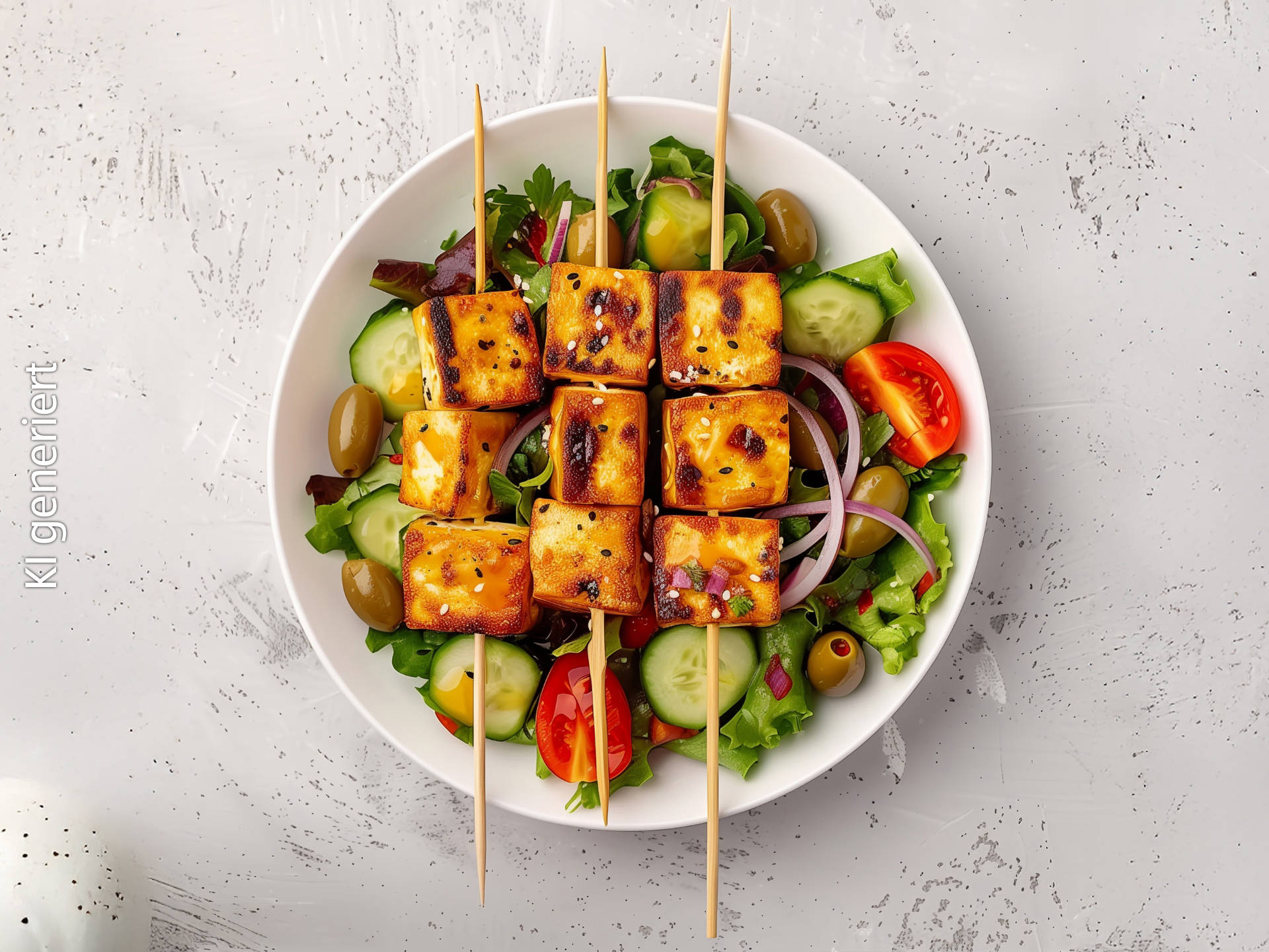 Vegane Souvlaki-Spieße