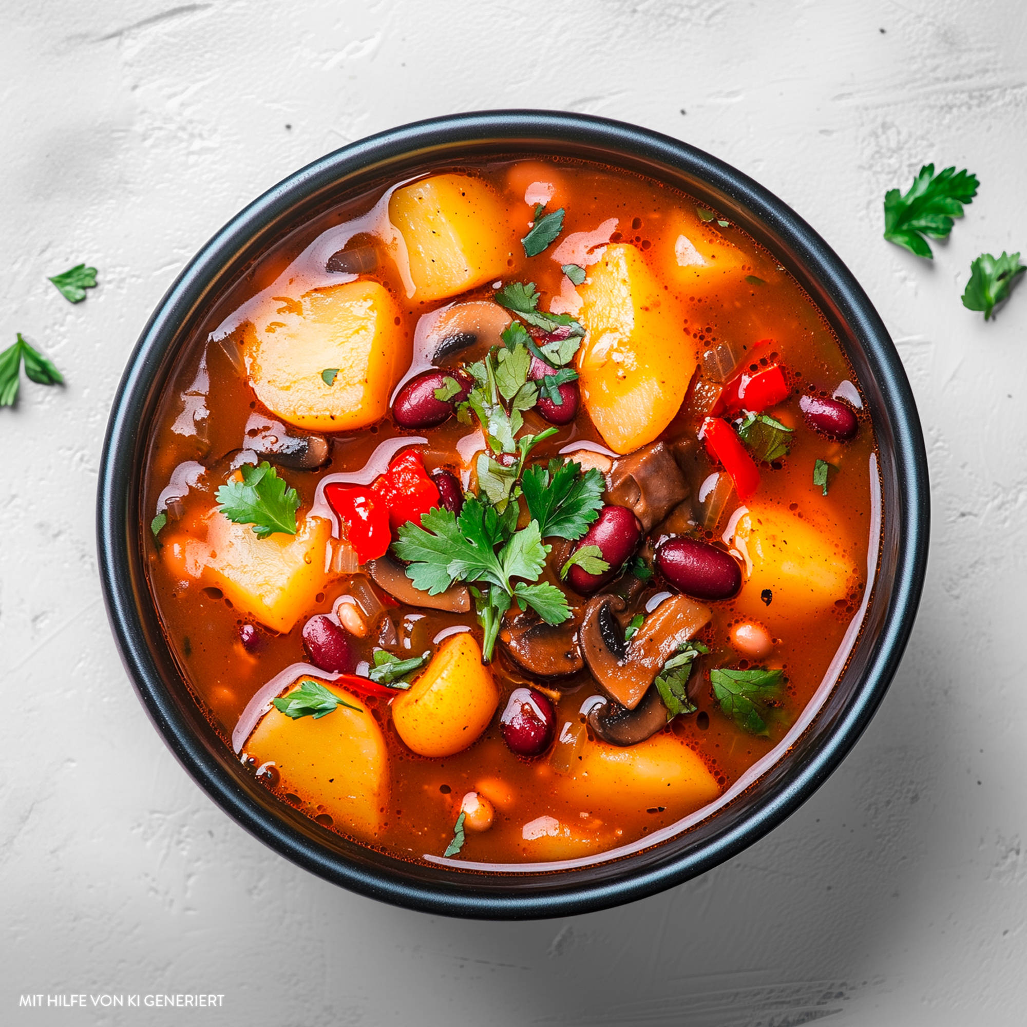 Serviervorschlag: Ofensuppe