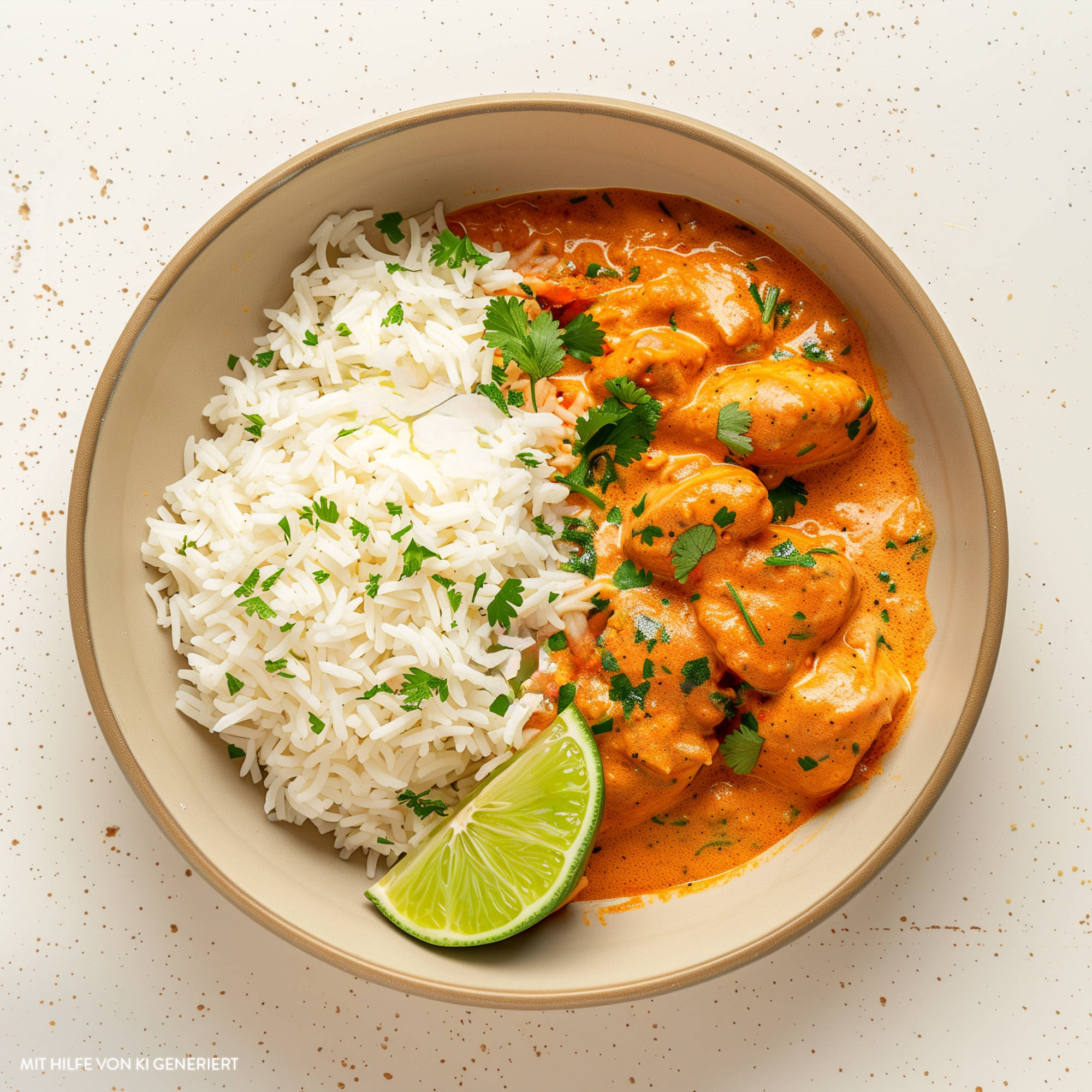 Butter Chicken mit Reis