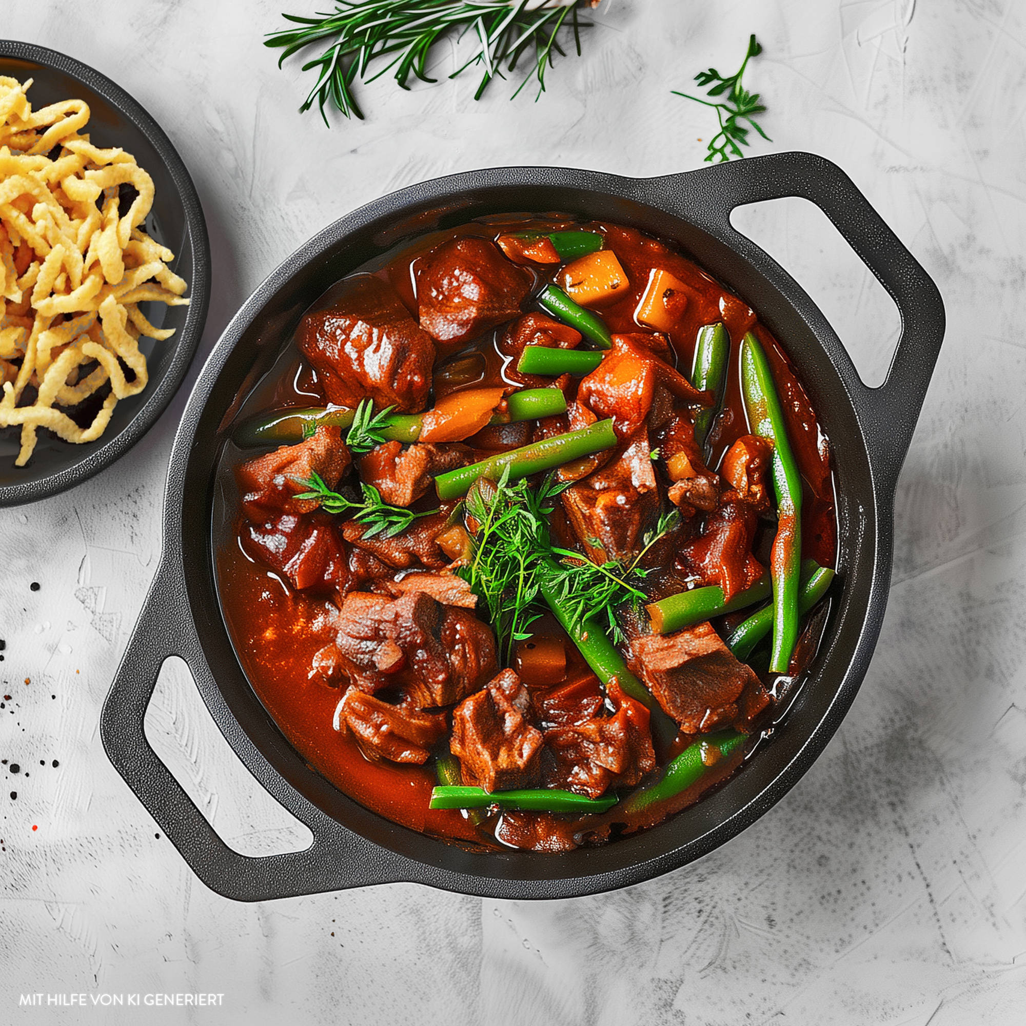 Serviervorschlag: Lammgulasch